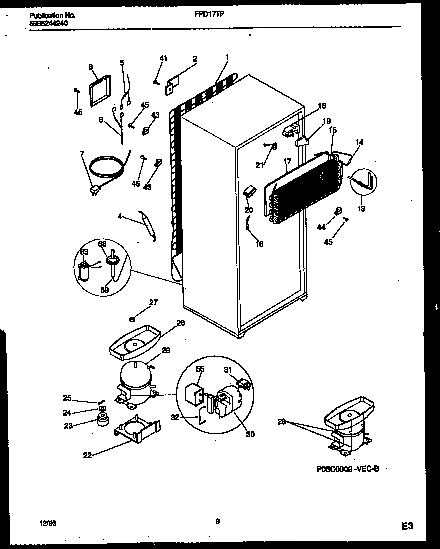 05 - SYSTEM AND AUTOMATIC DEFROST PARTS