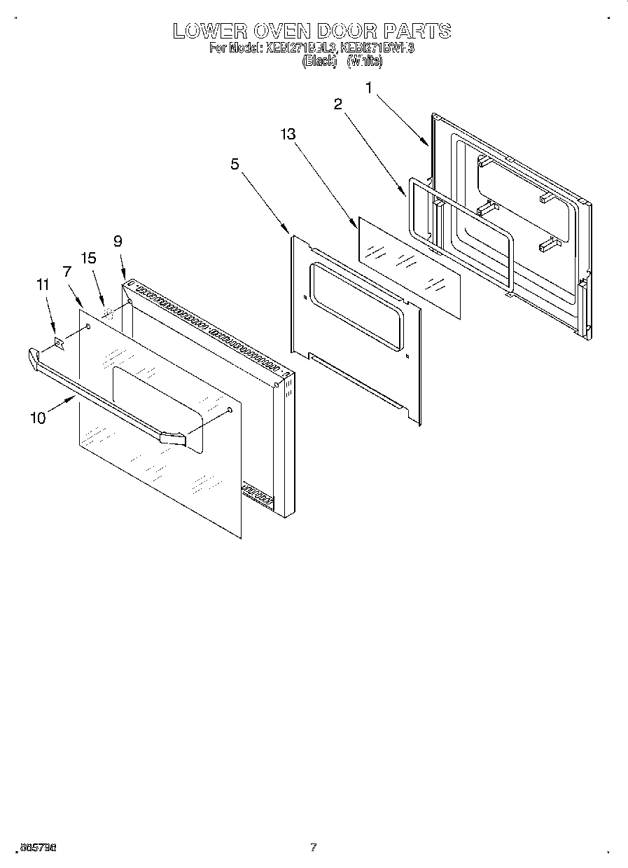 05 - LOWER OVEN DOOR