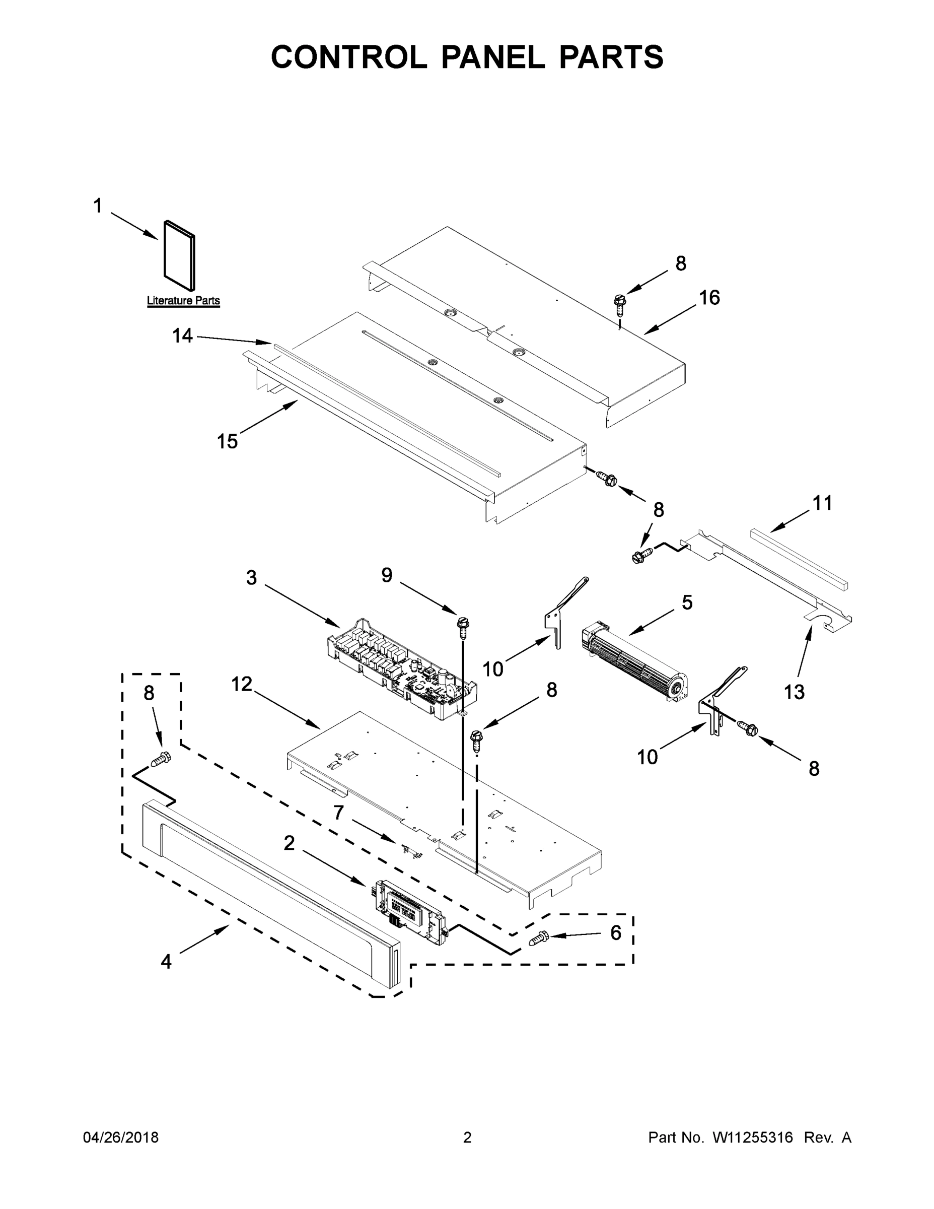 02 - CONTROL PANEL PARTS