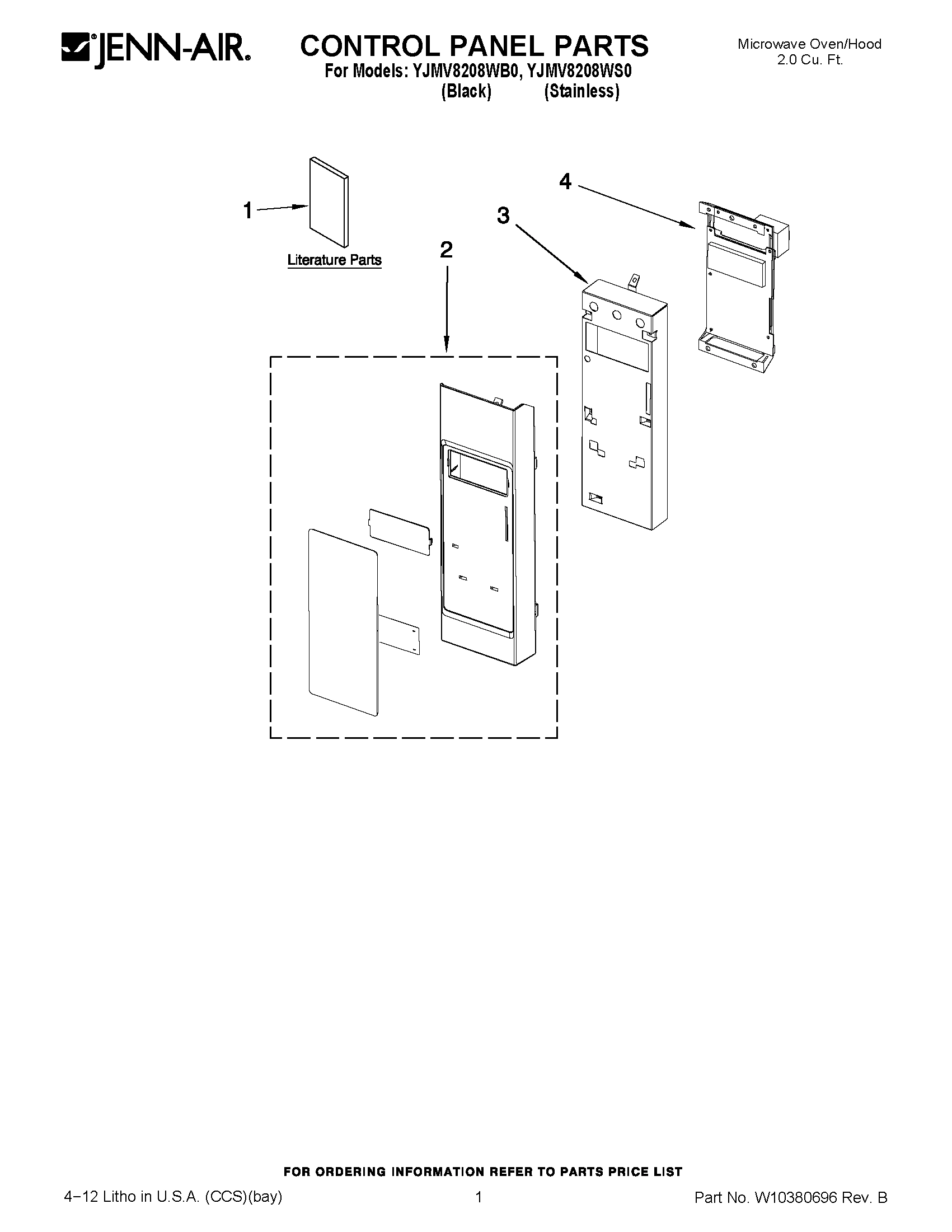 01 - CONTROL PANEL PARTS