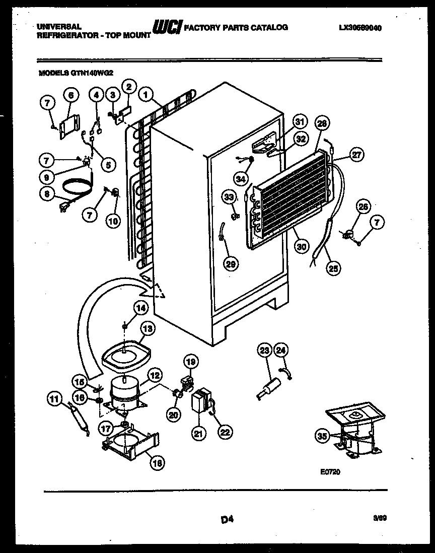 05 - SYSTEM AND AUTOMATIC DEFROST PARTS