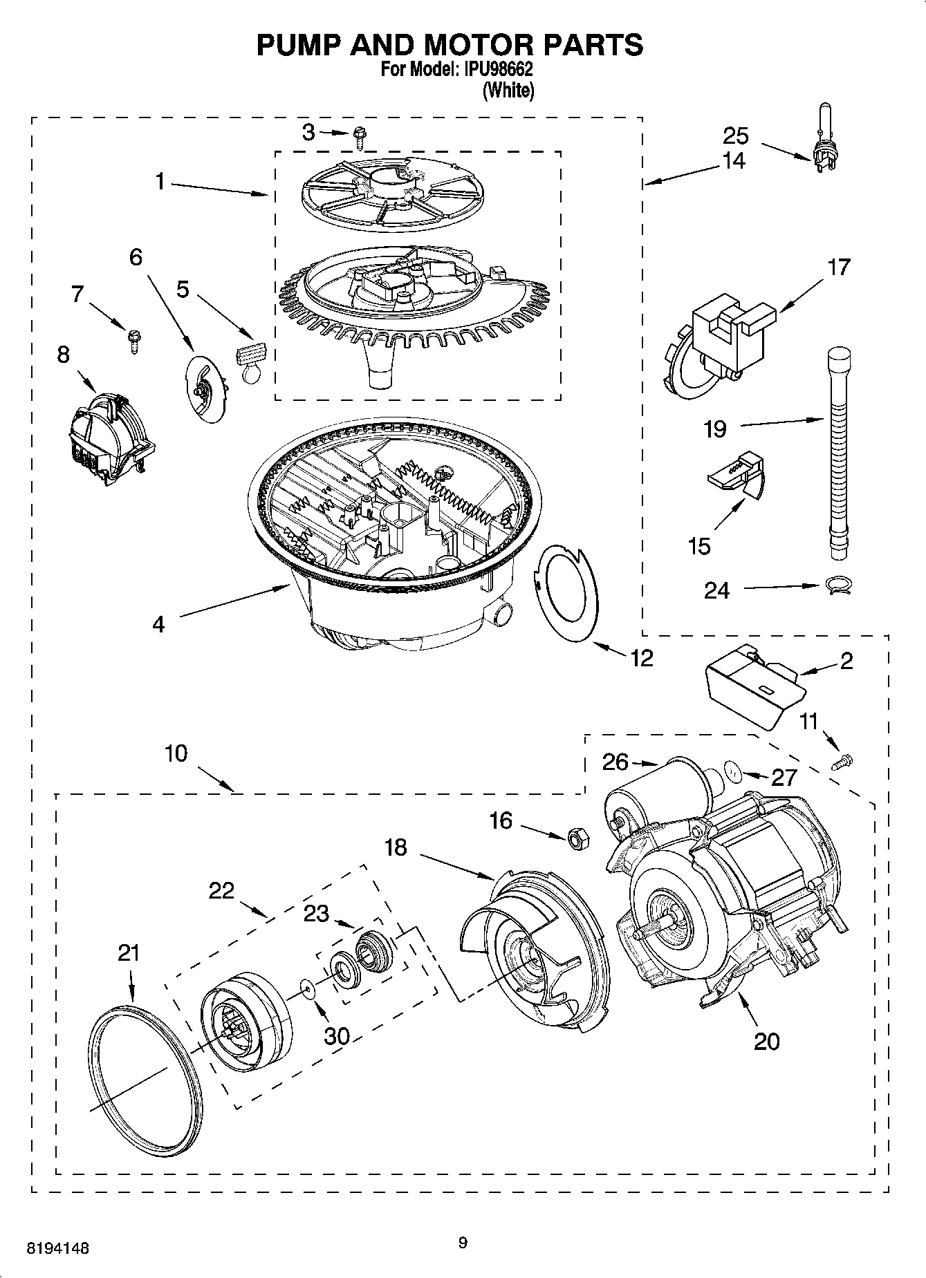 08 - PUMP AND MOTOR PARTS