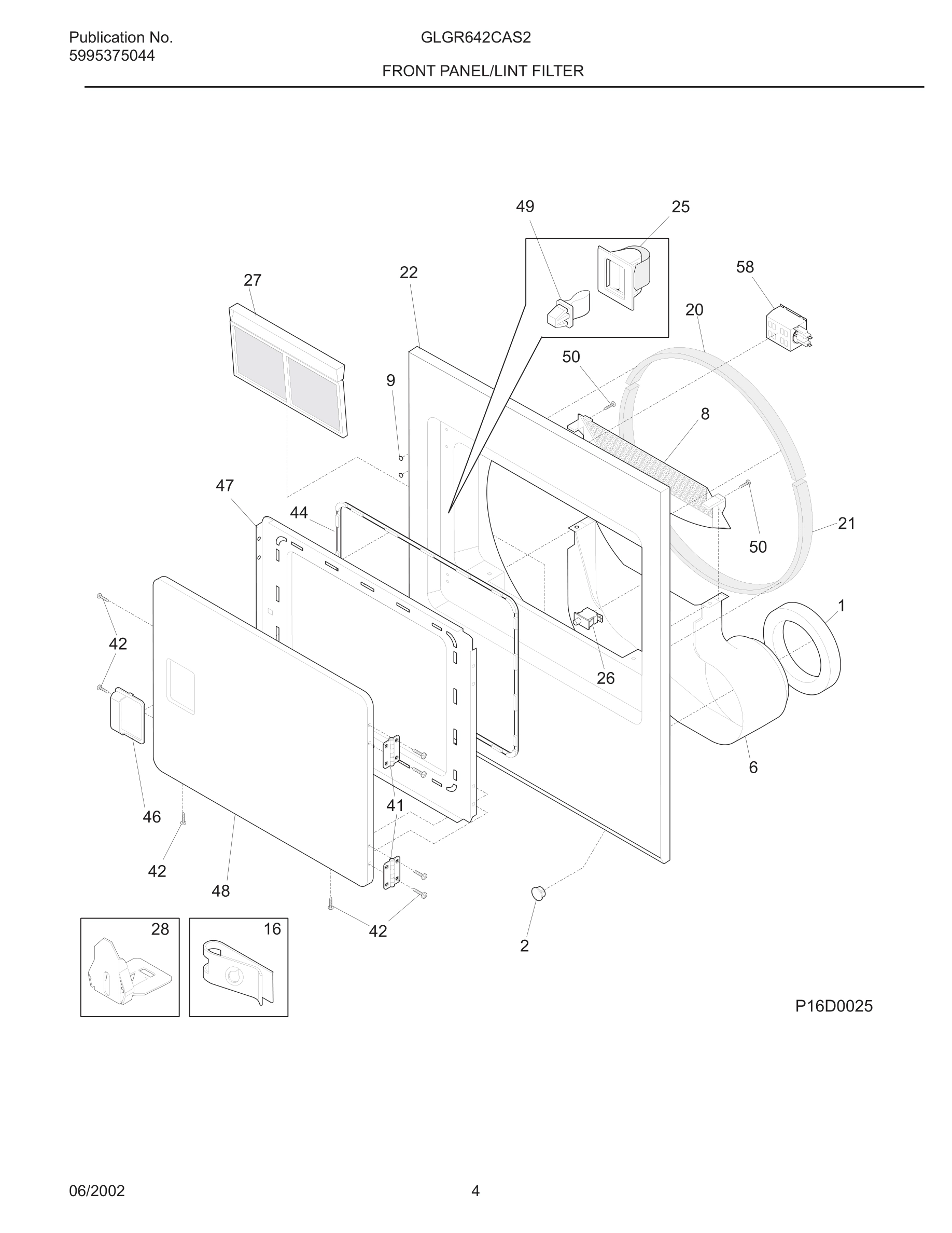 05 - FRONT PANEL/LINT FILTER