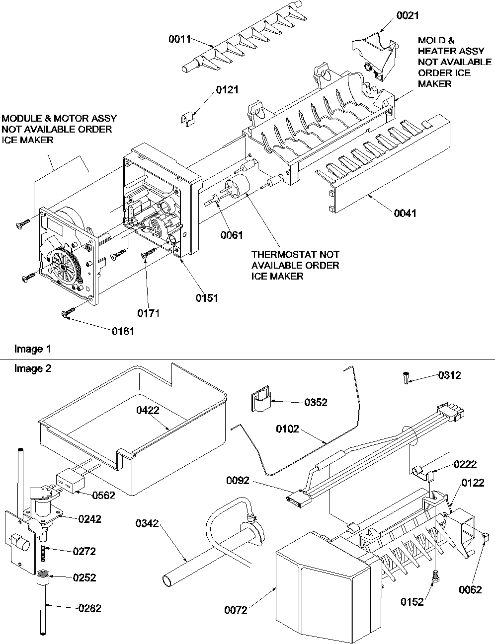 07 - Ice Maker Assy & Parts