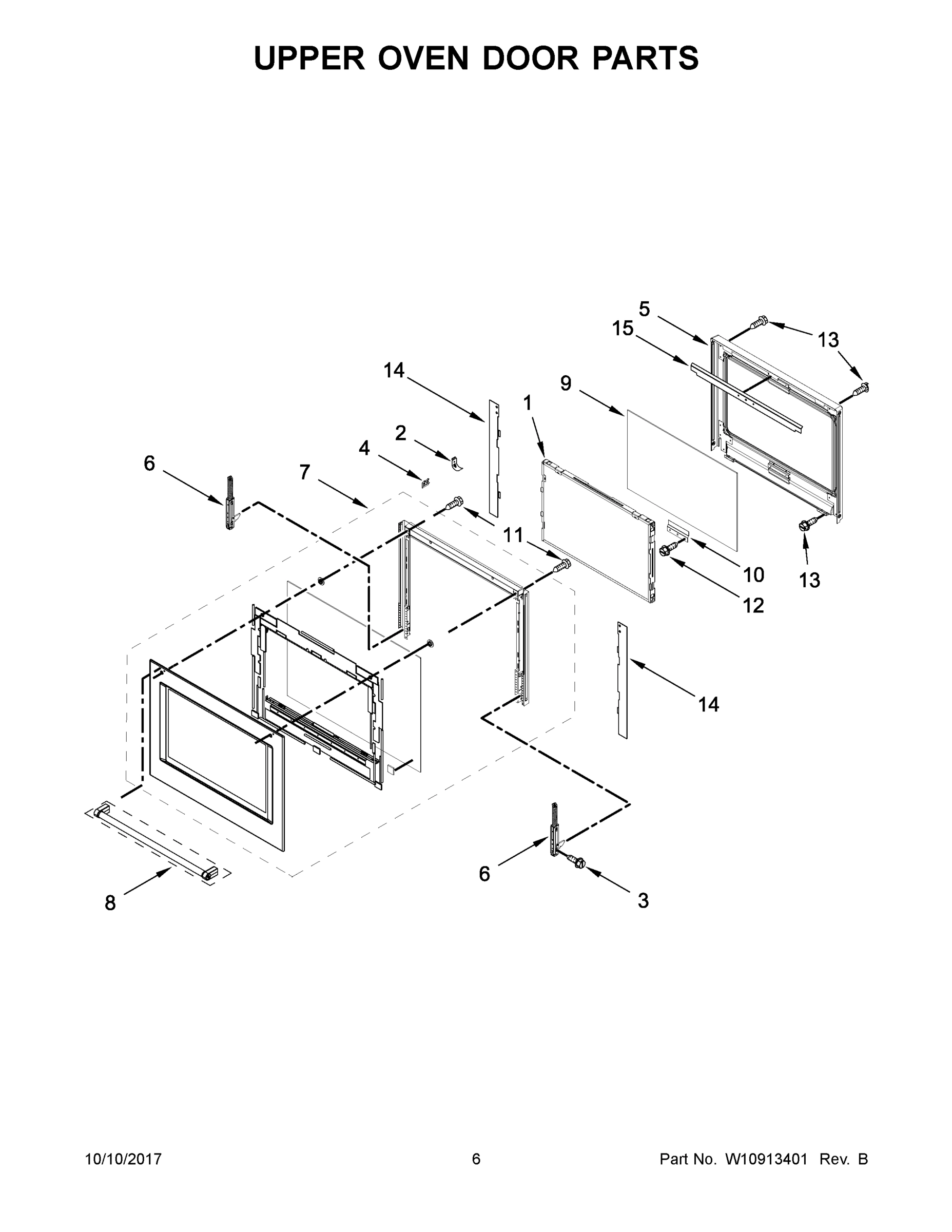 04 - UPPER OVEN DOOR PARTS