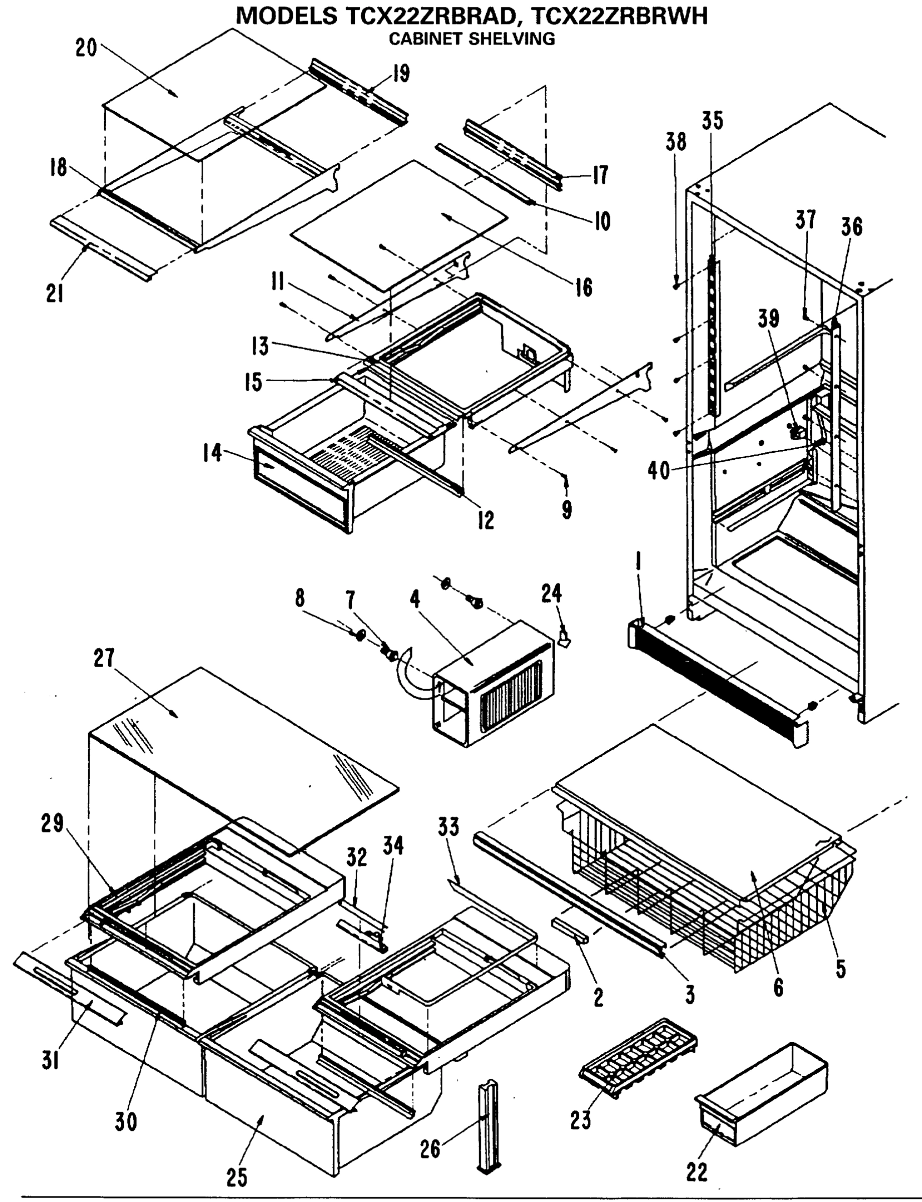 CABINET SHELVING