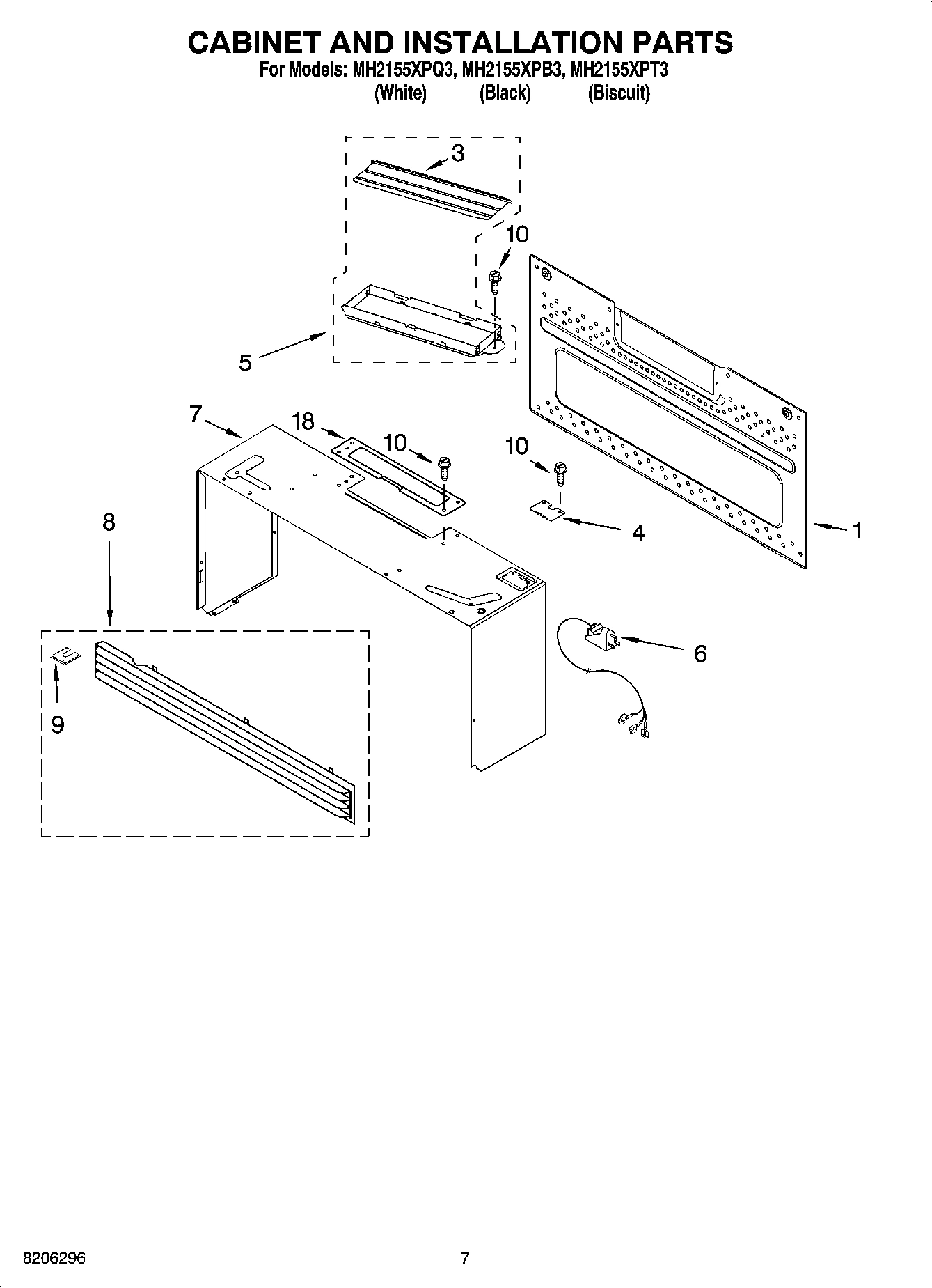 06 - CABINET AND INSTALLATION PARTS