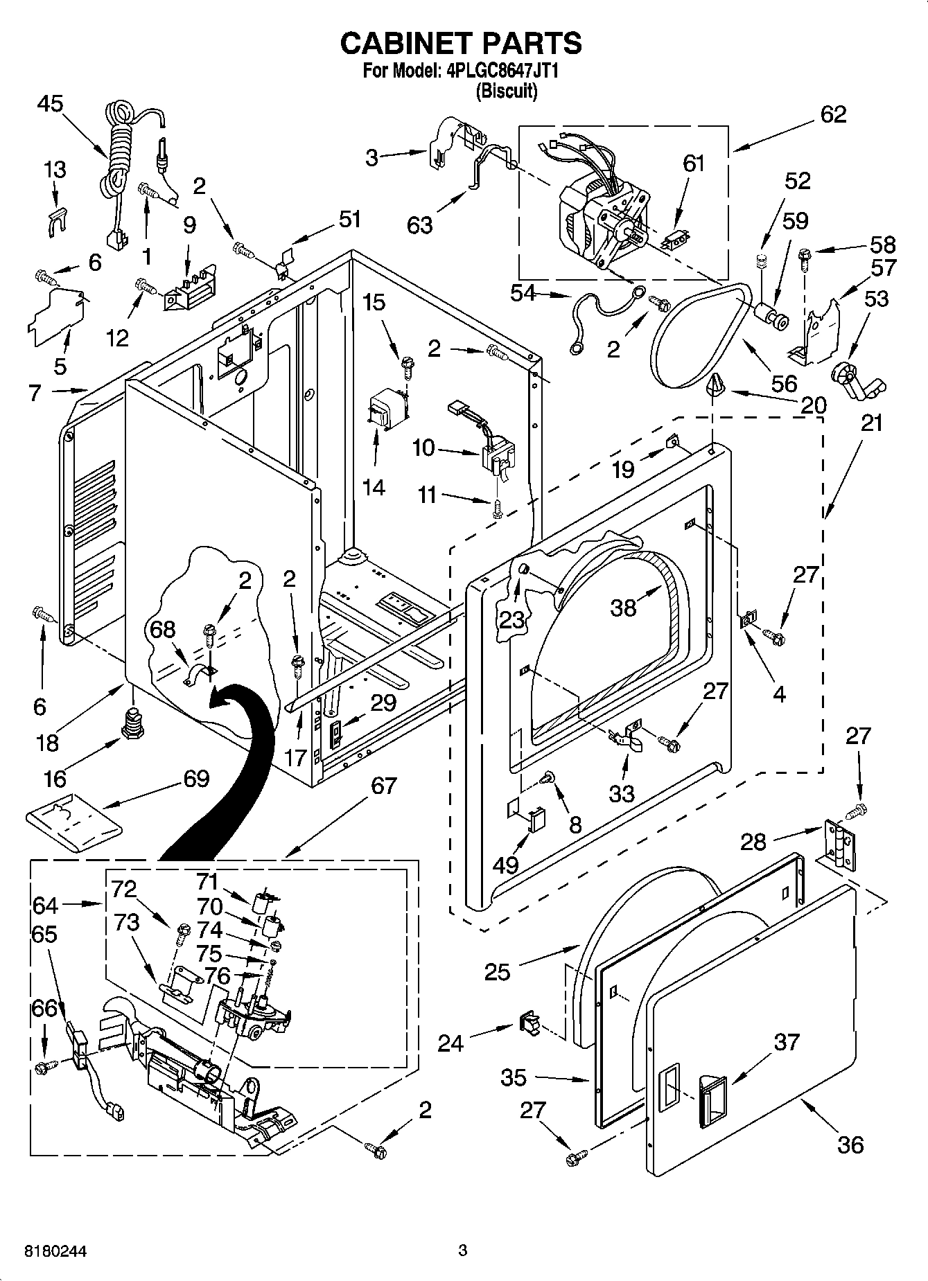 02 - CABINET PARTS