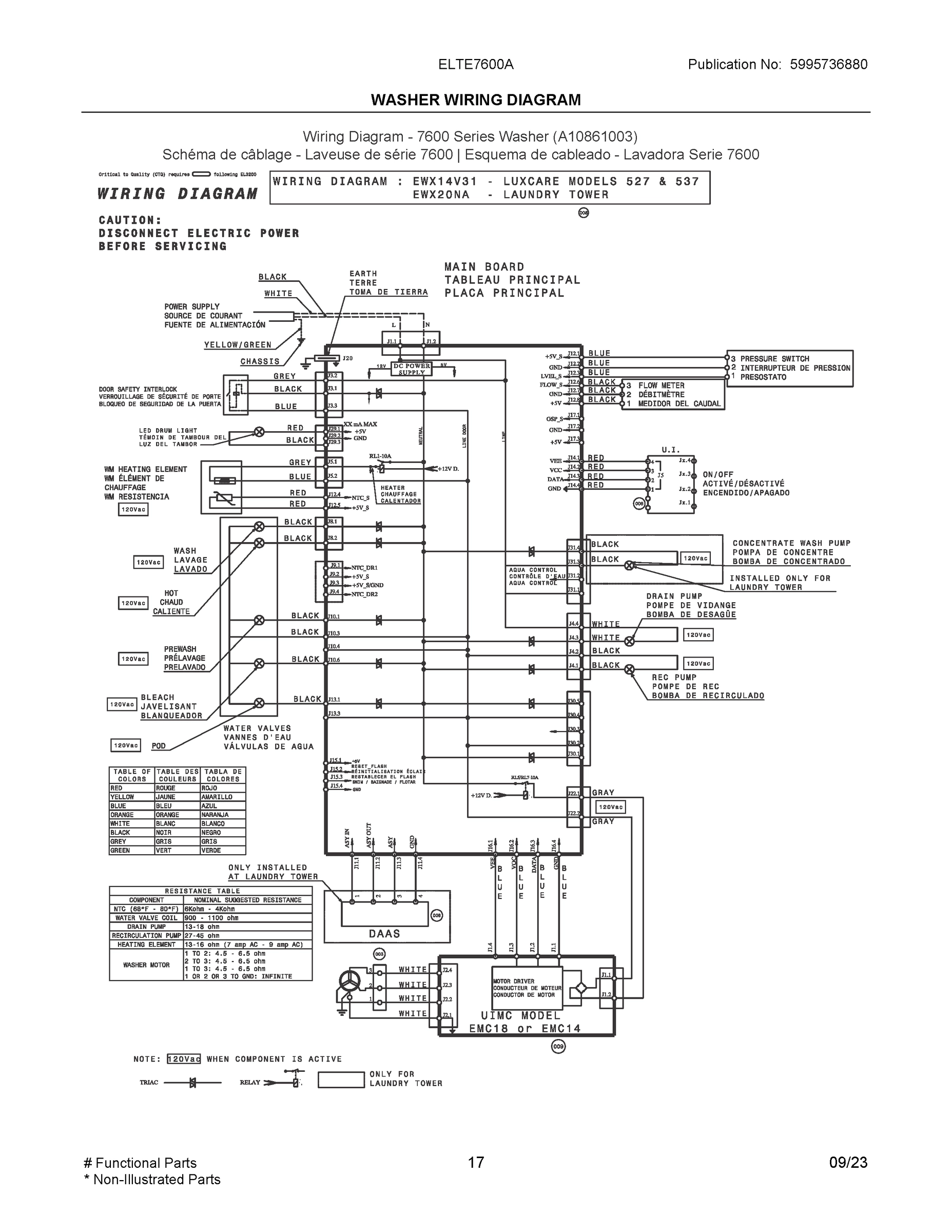 08 - WASHER WIRING DIAGRAM