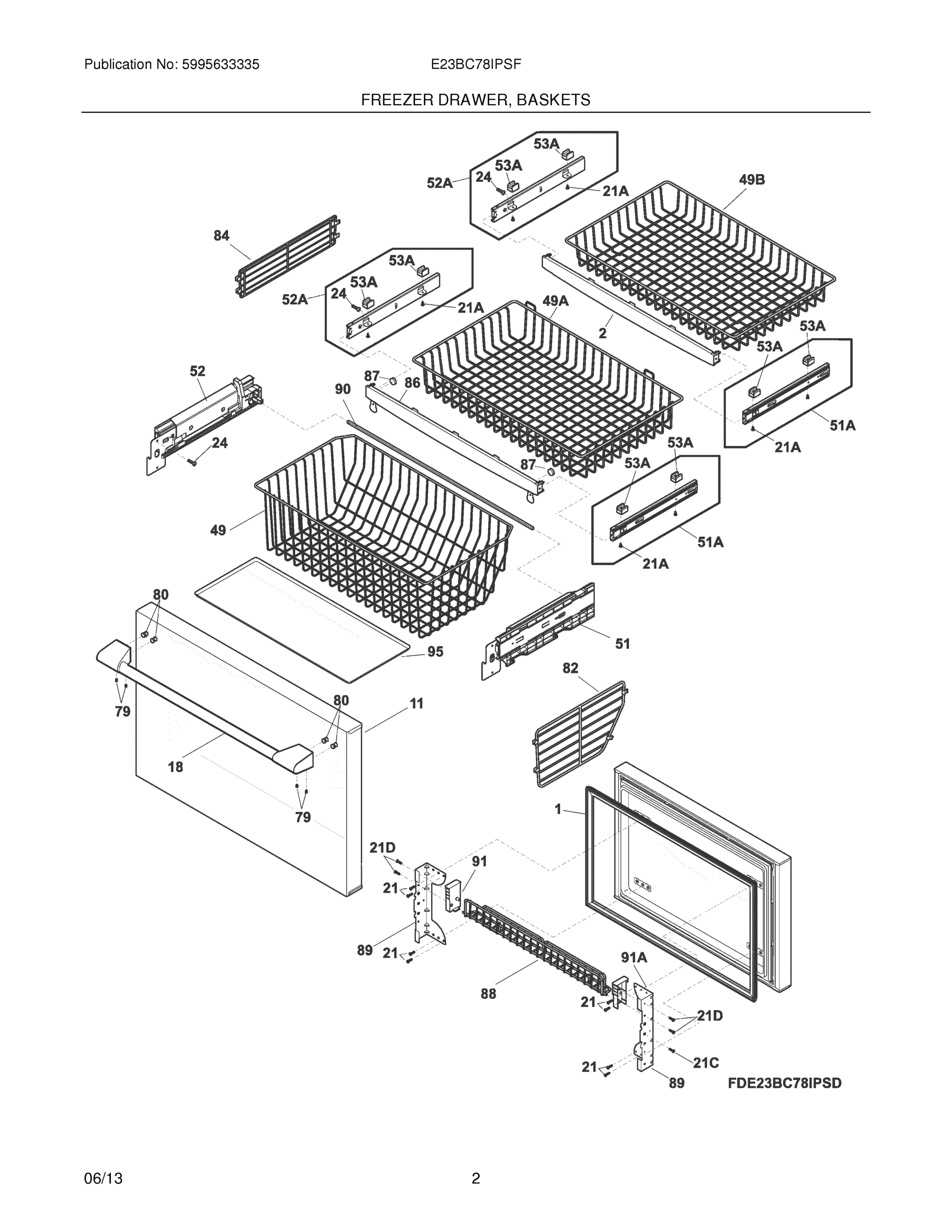 03 - FREEZER DRAWER, BASKETS