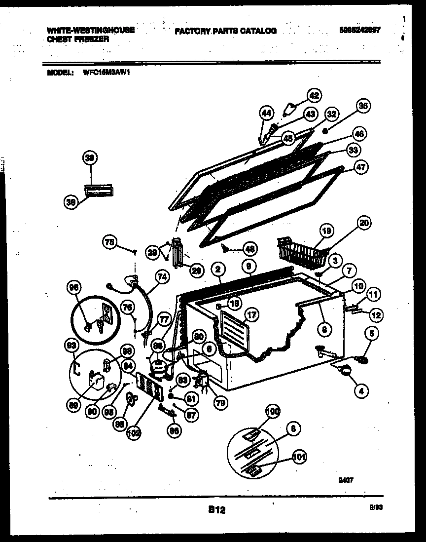 02 - CHEST FREEZER PARTS
