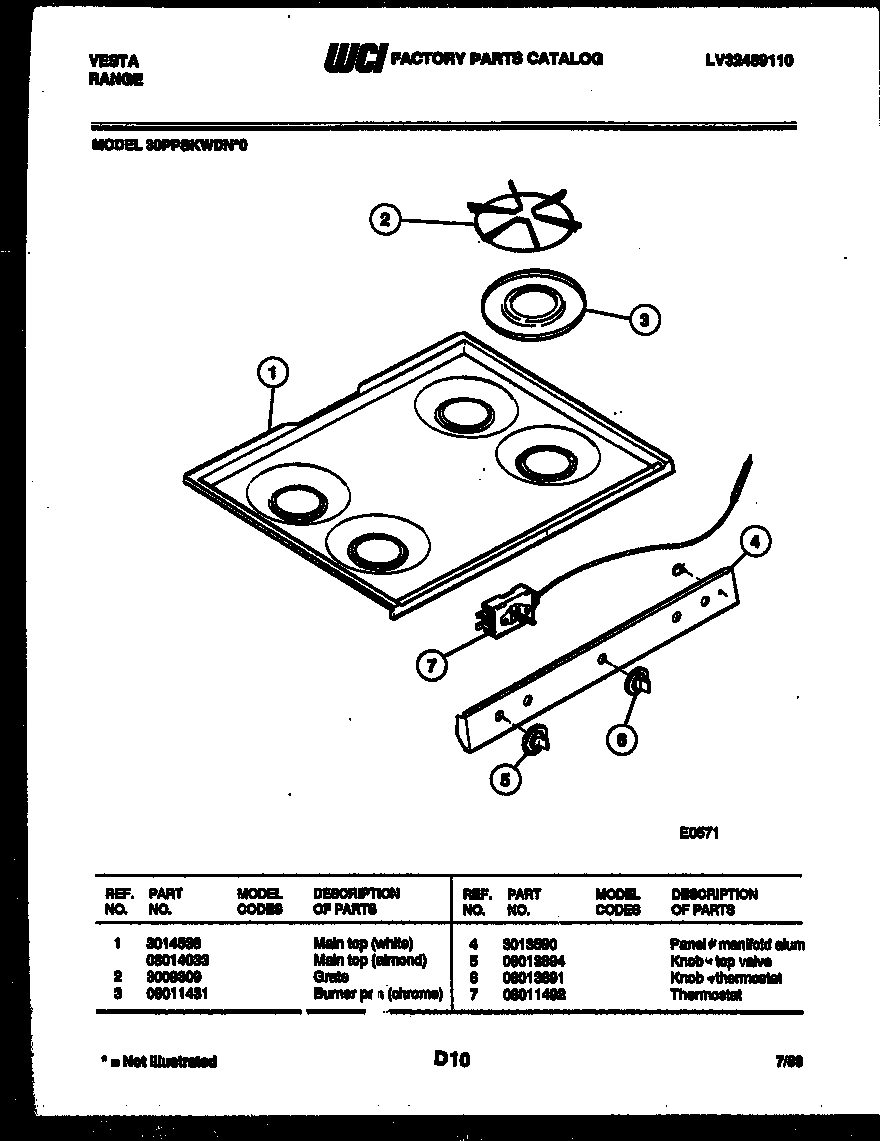 03 - COOKTOP PARTS