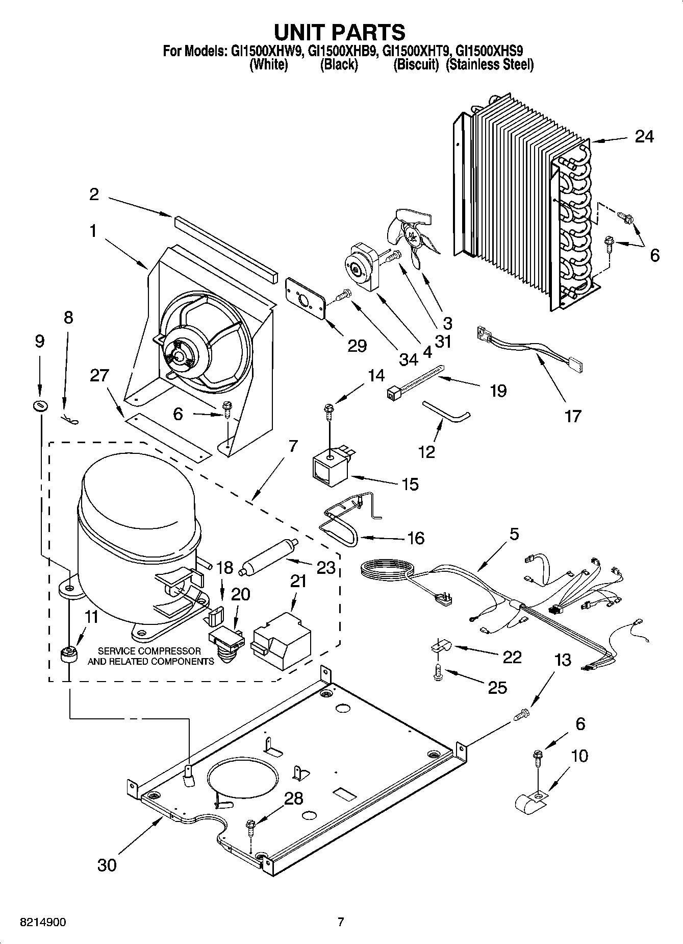 05 - UNIT PARTS, OPTIONAL PARTS