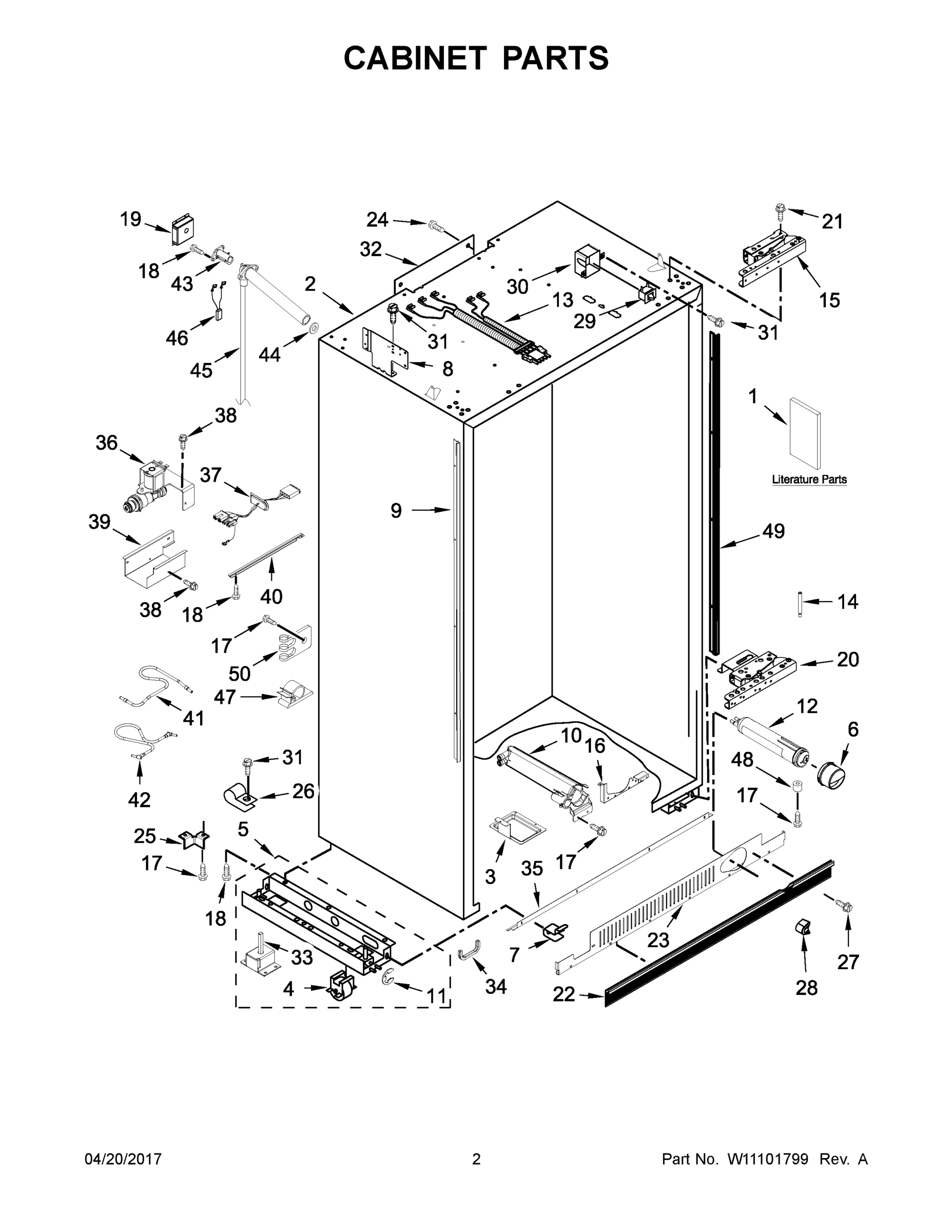 02 - CABINET PARTS