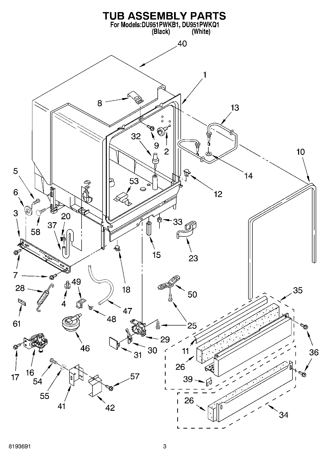 03 - TUB ASSEMBLY