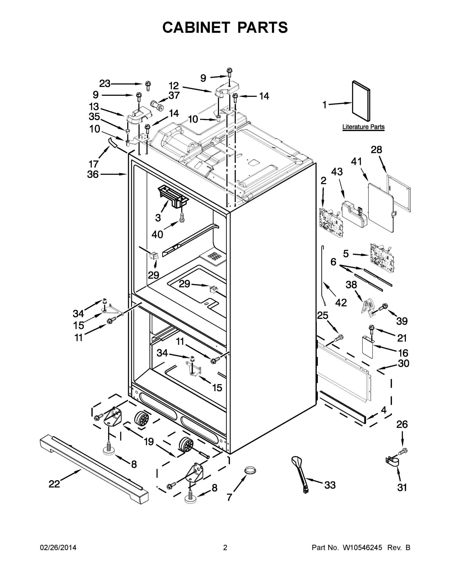 02 - CABINET PARTS