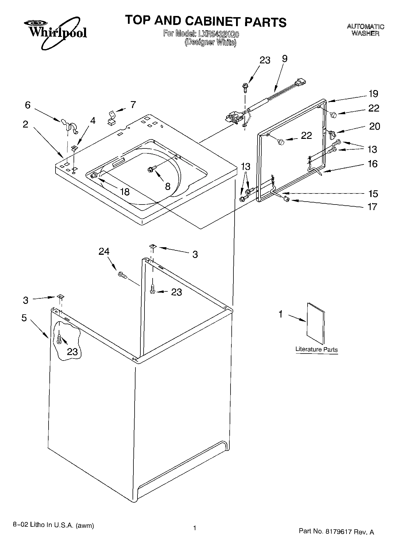 01 - TOP AND CABINET, LITERATURE