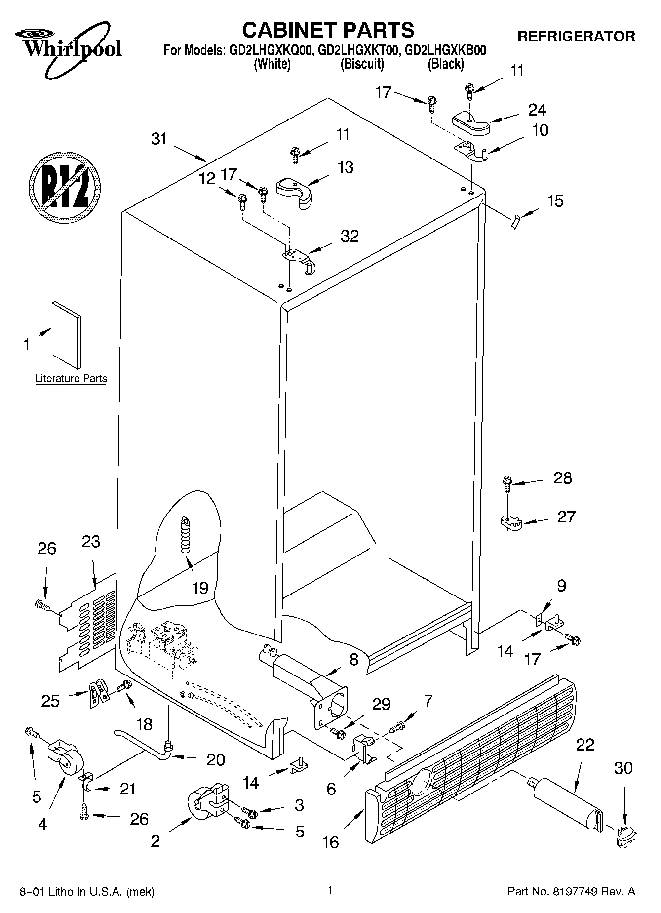 01 - CABINET, LITERATURE