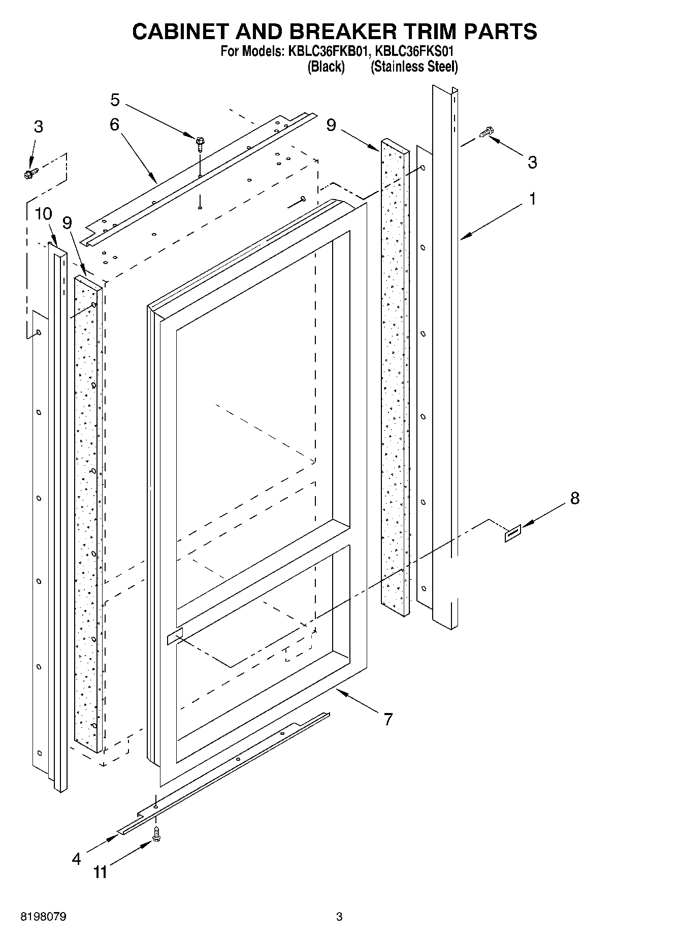 02 - CABINET AND BREAKER TRIM