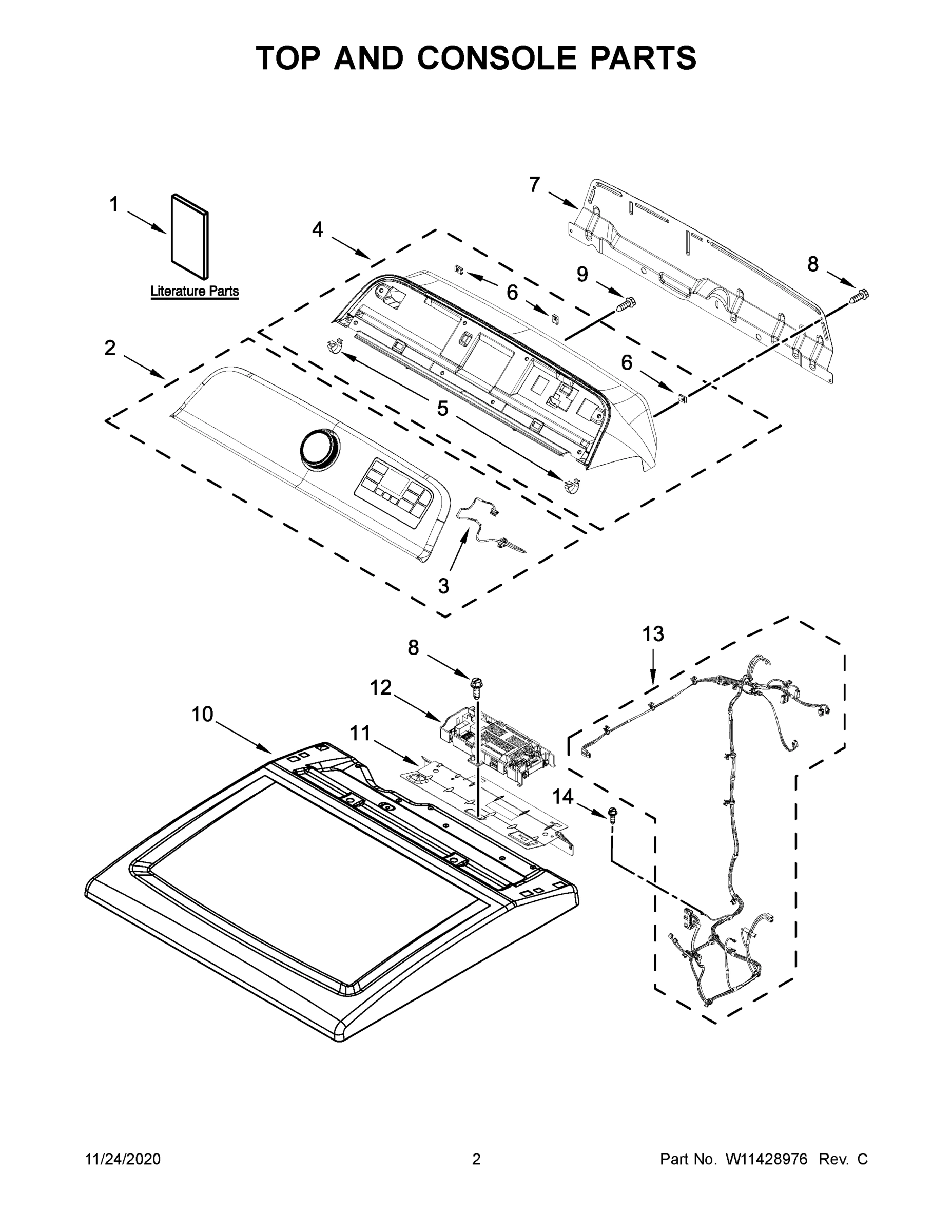 02 - TOP AND CONSOLE PARTS