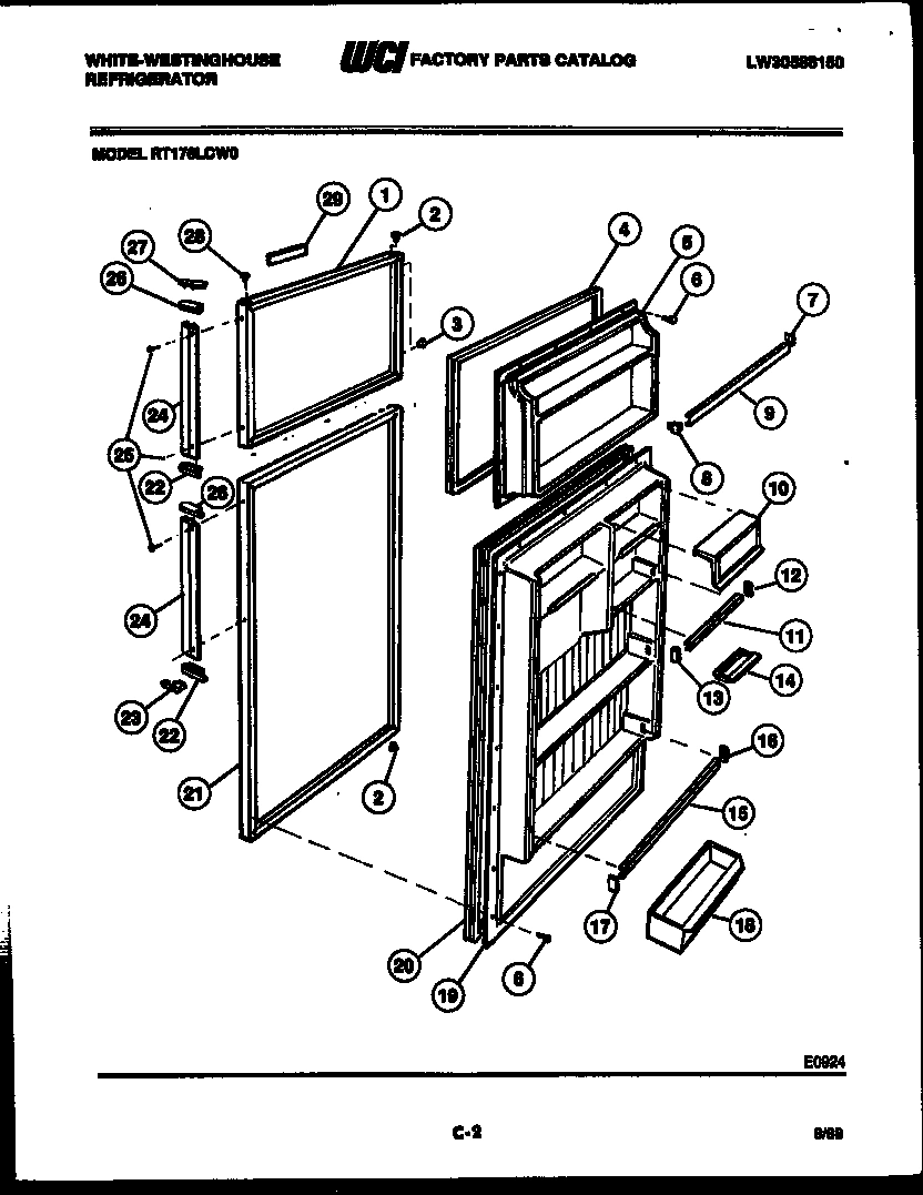 02 - CHEST FREEZER PARTS