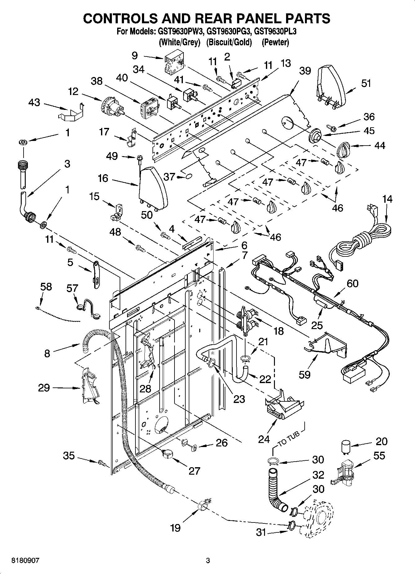 02 - CONTROLS AND REAR PANEL PARTS