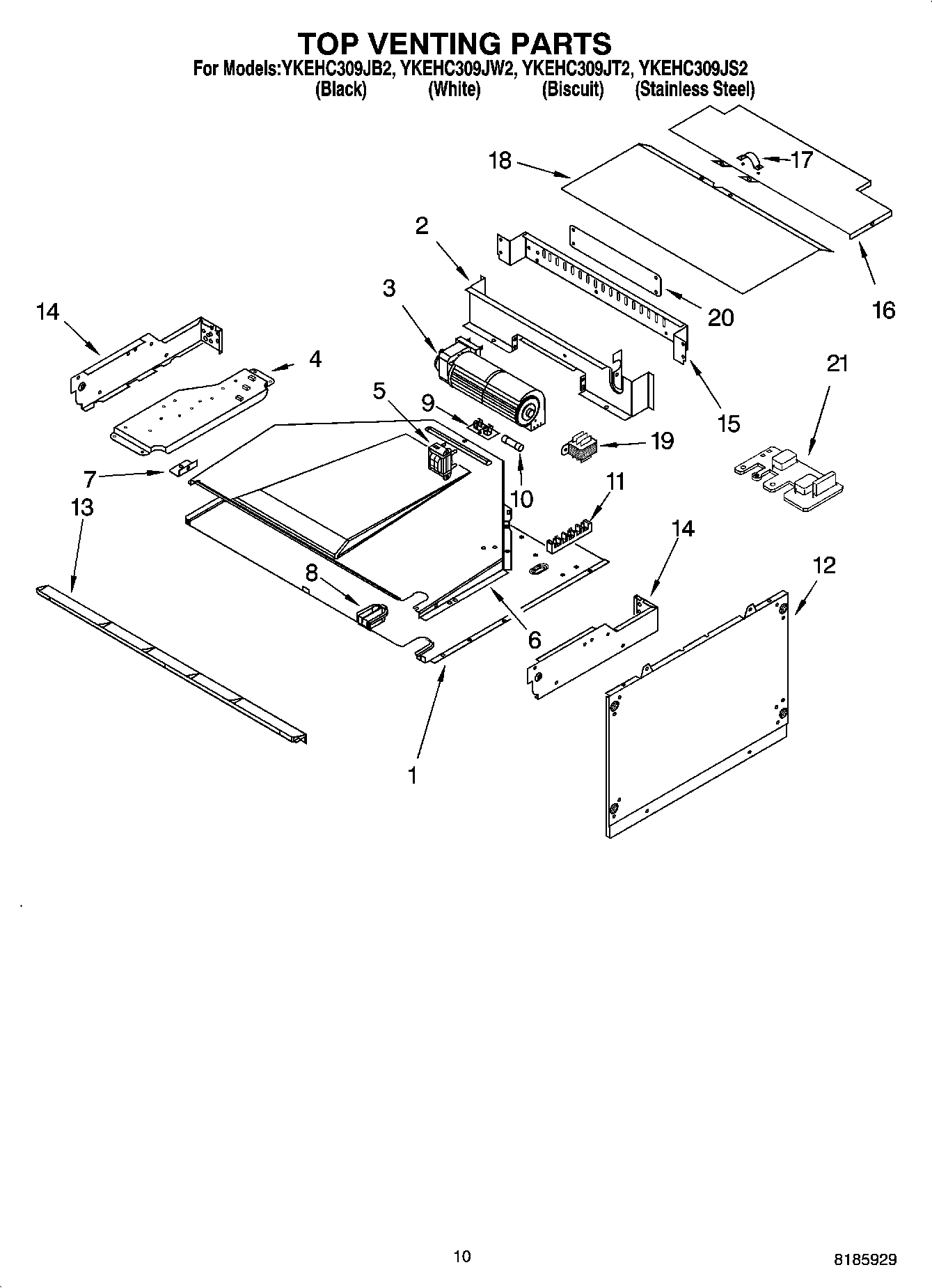 08 - TOP VENTING PARTS