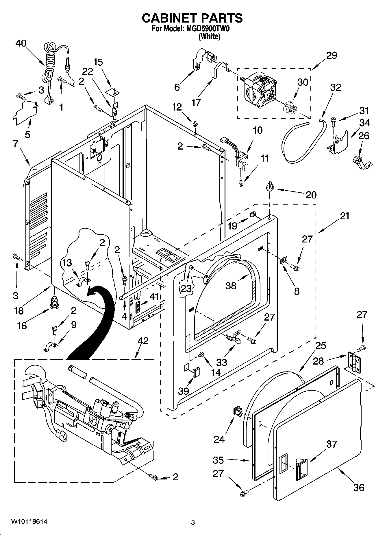 02 - CABINET PARTS