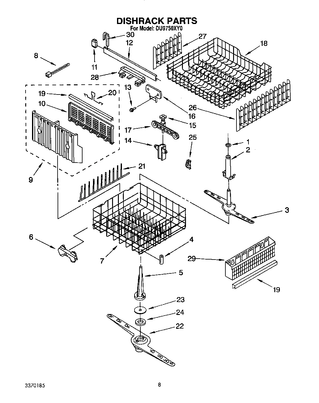 06 - DISHRACK, LIT/OPTIONAL