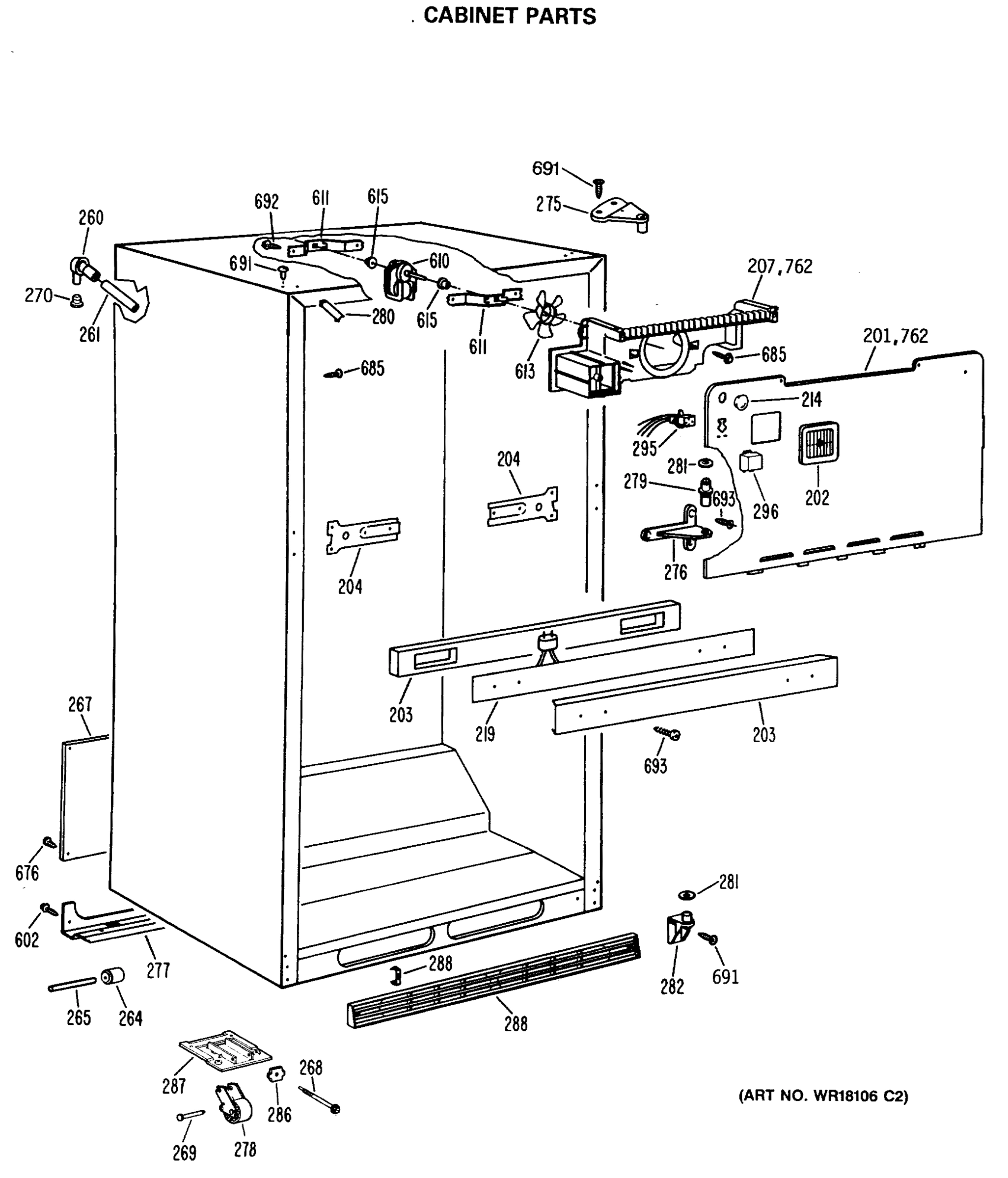CABINET PARTS