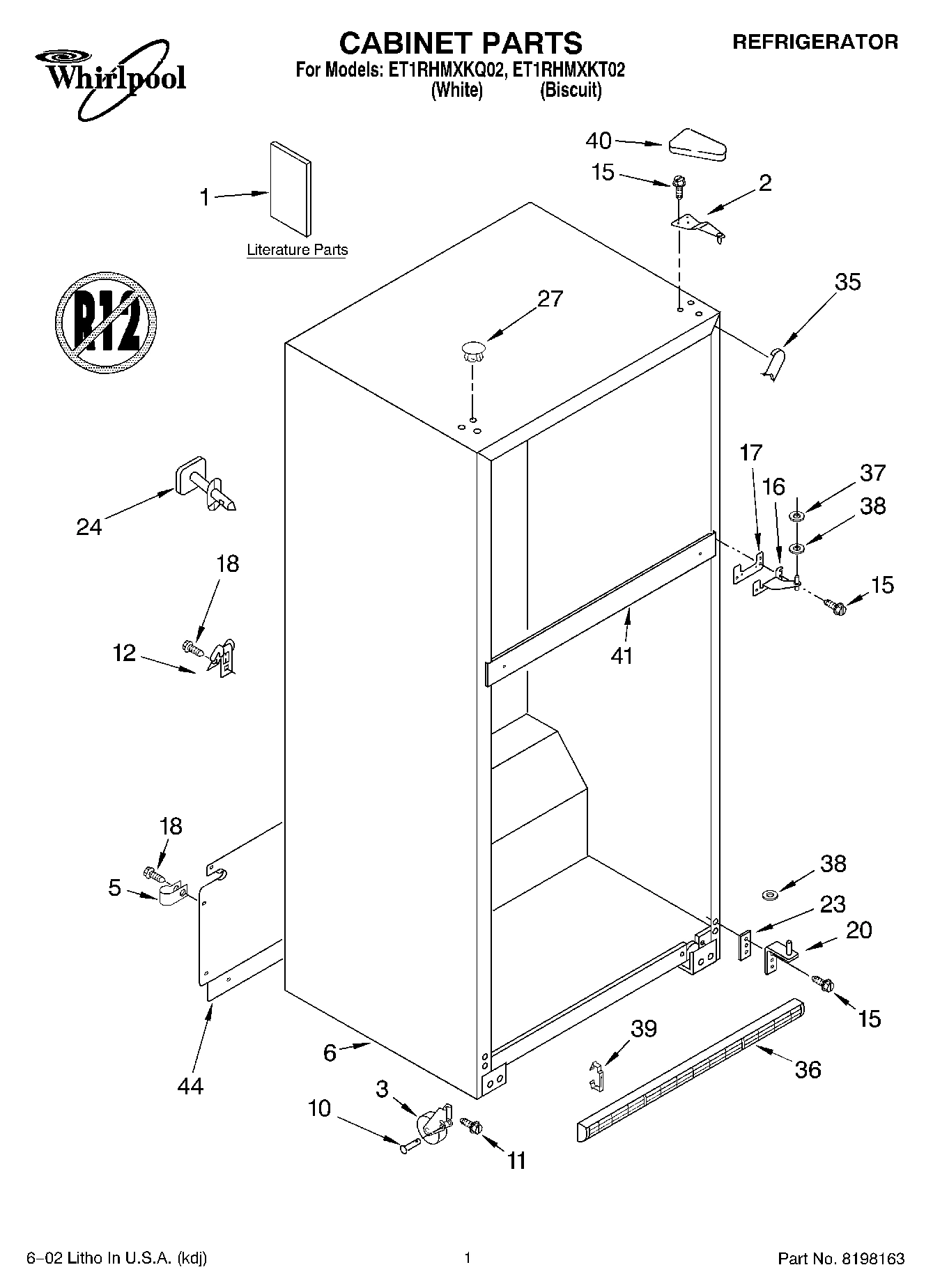 01 - CABINET, LITERATURE