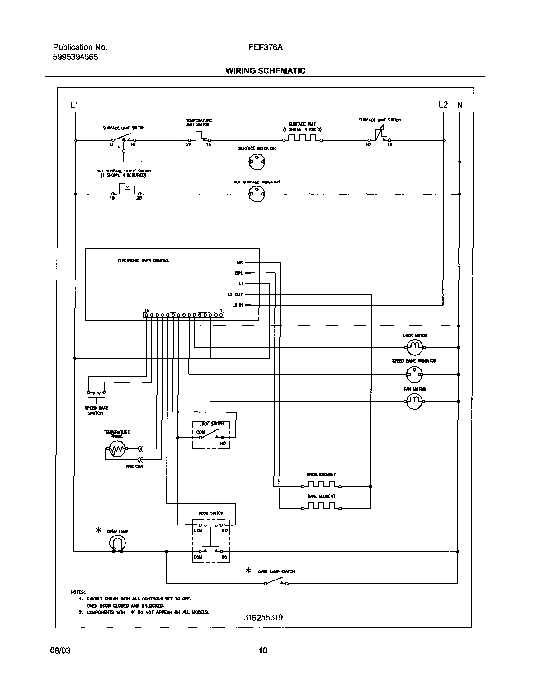 10 - WIRING SCHEMATIC