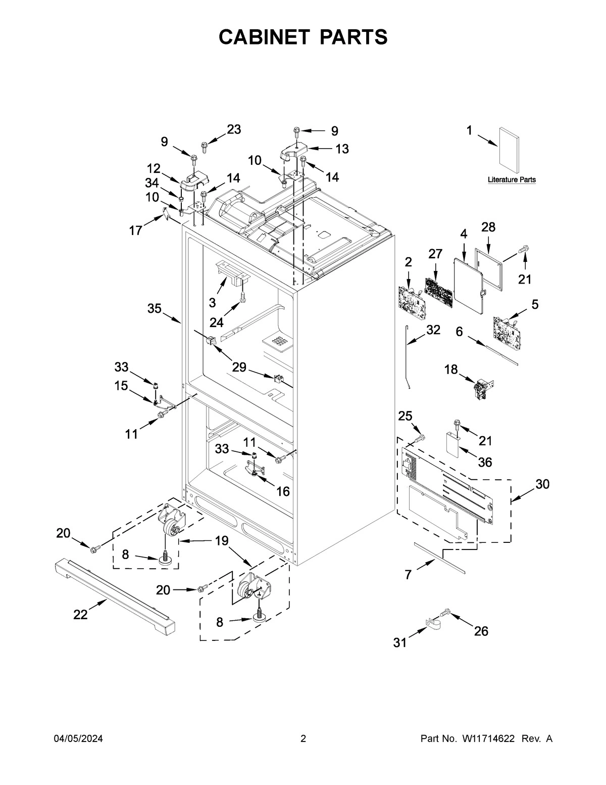 02 - CABINET PARTS