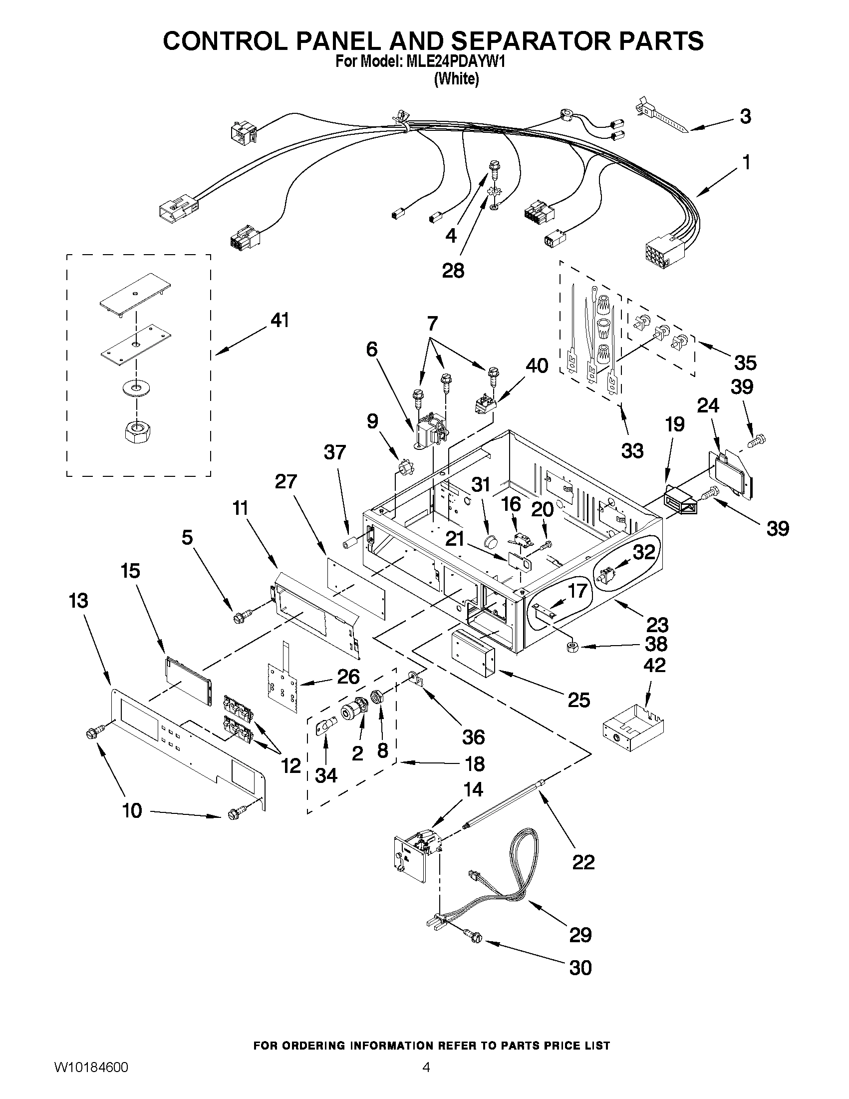 02 - CONTROL PANEL AND SEPARATOR PARTS