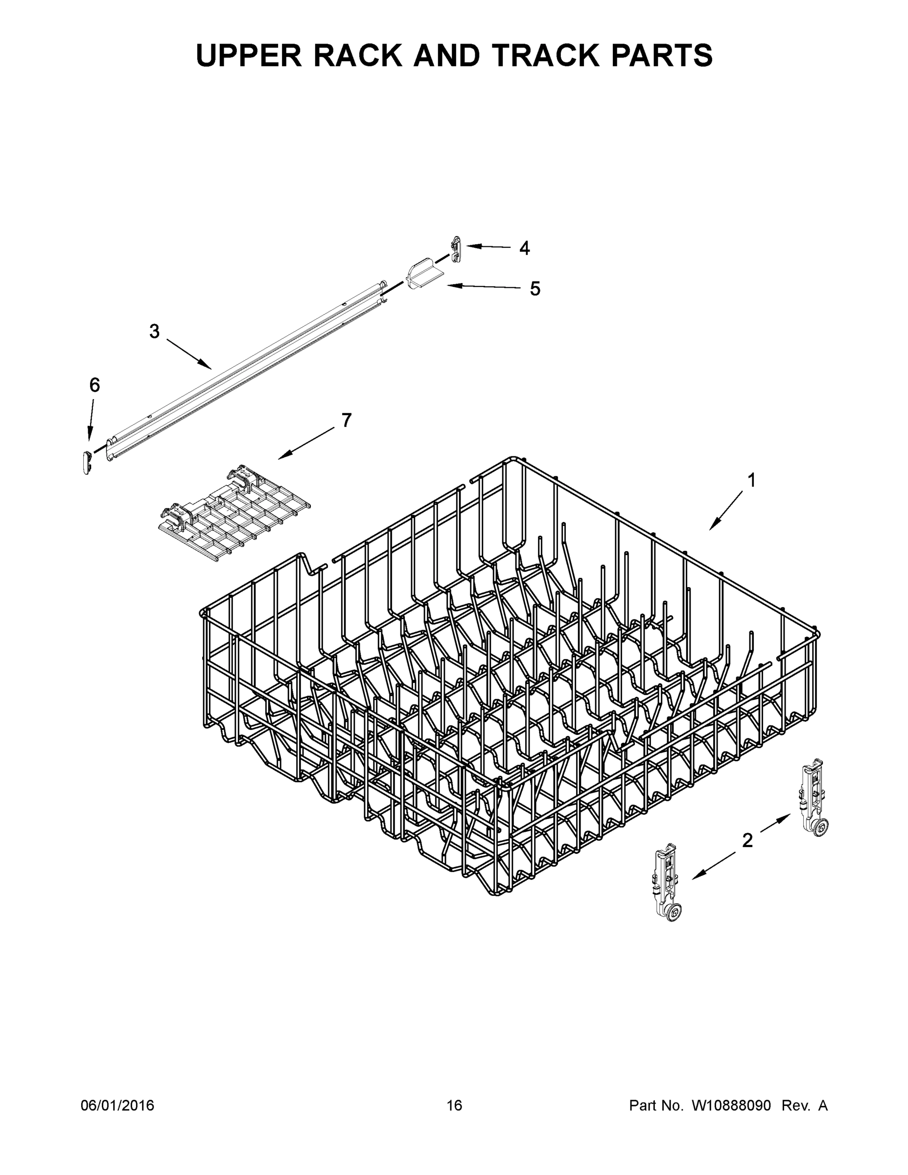 09 - UPPER RACK AND TRACK PARTS