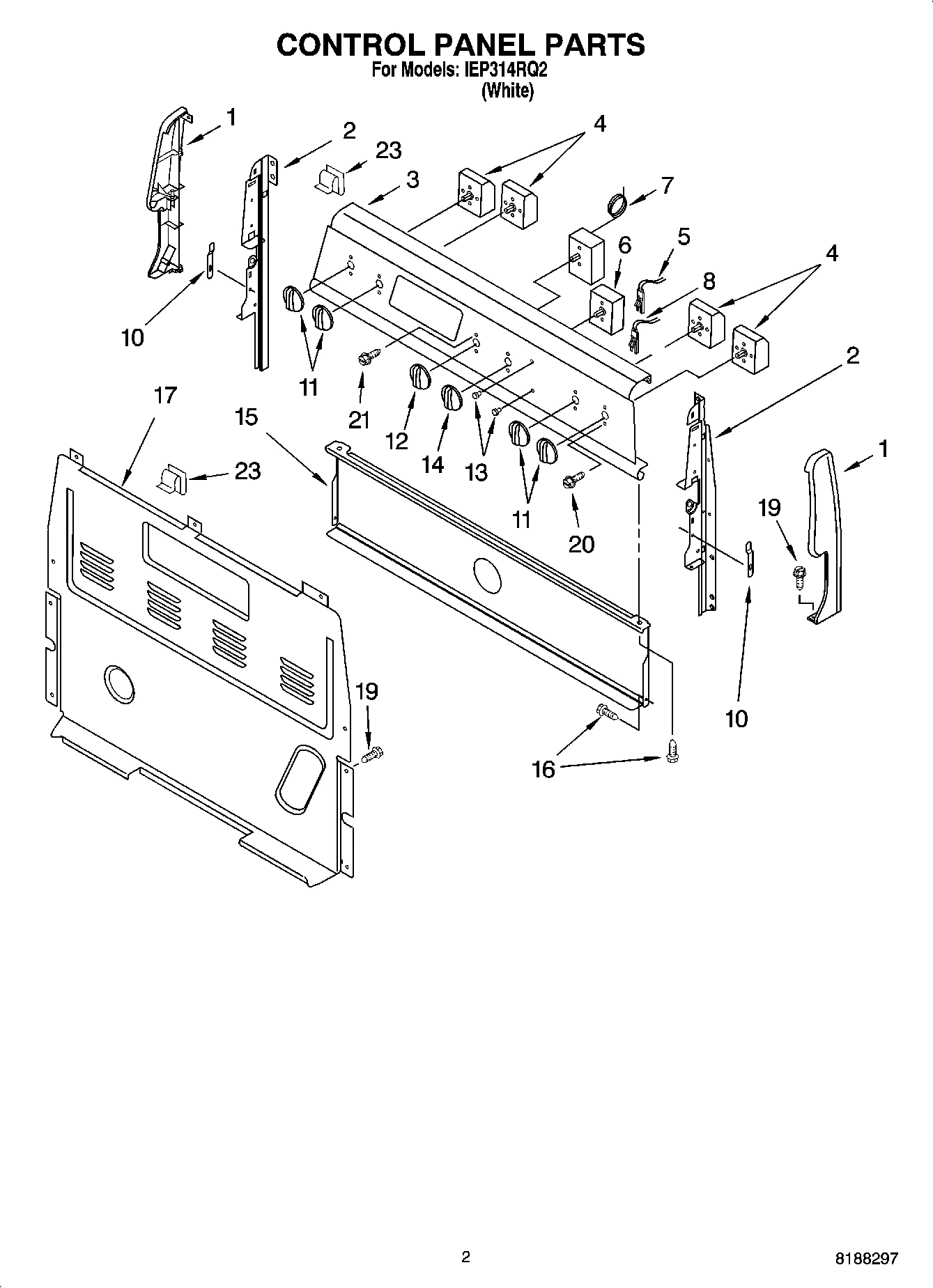 02 - CONTROL PANEL PARTS