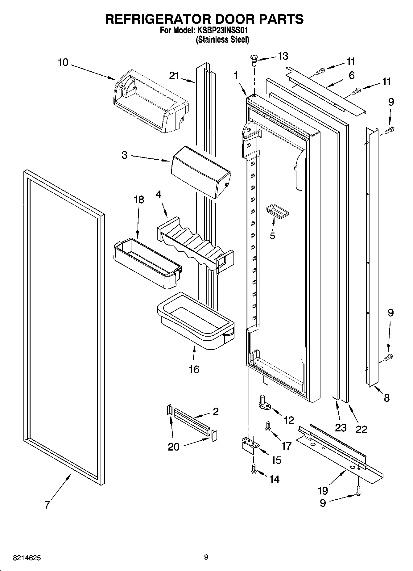 06 - REFRIGERATOR DOOR PARTS