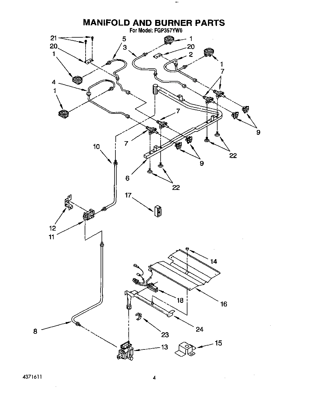 04 - MANIFOLD AND BURNER