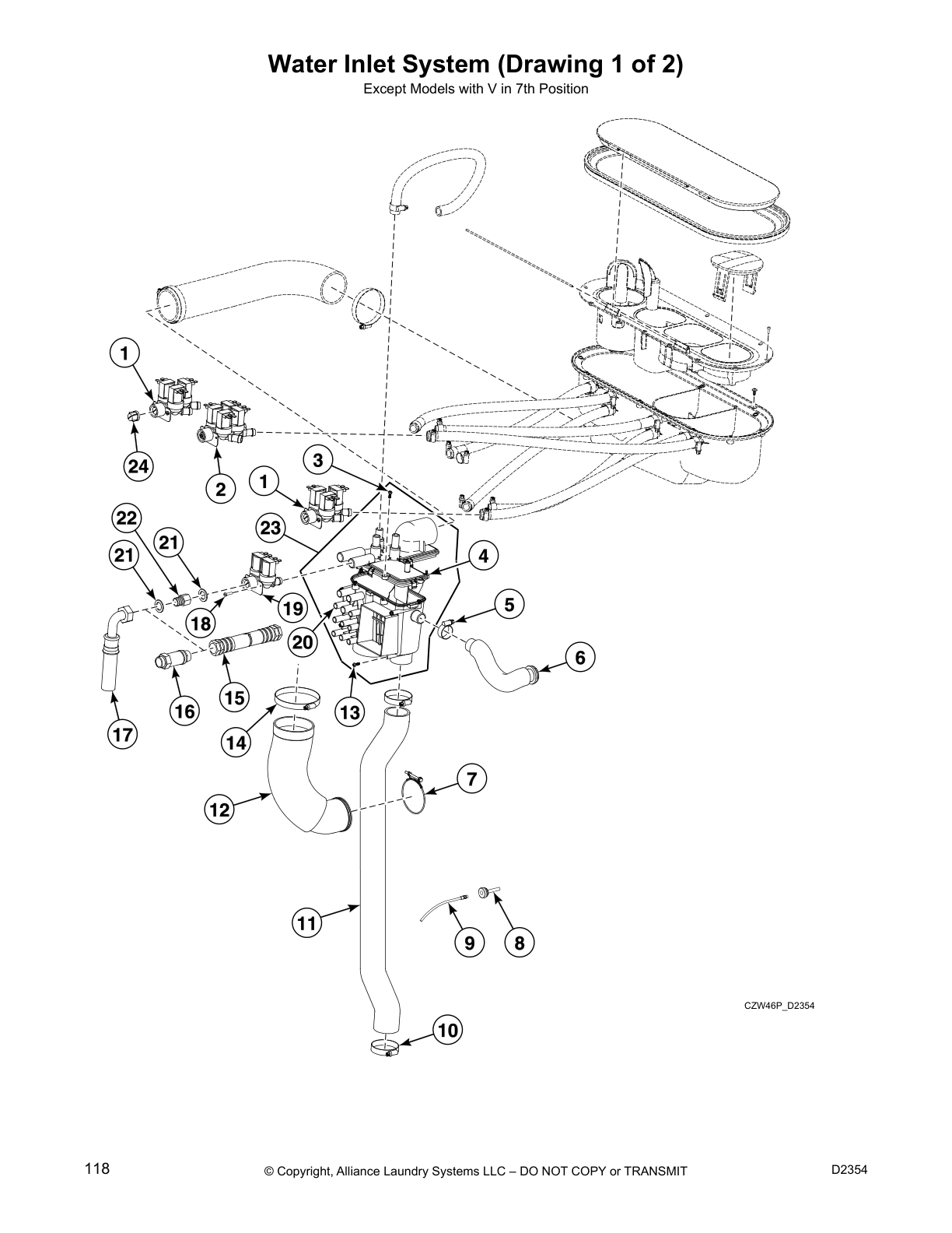 Water Inlet System (Drawing 1 of 2)