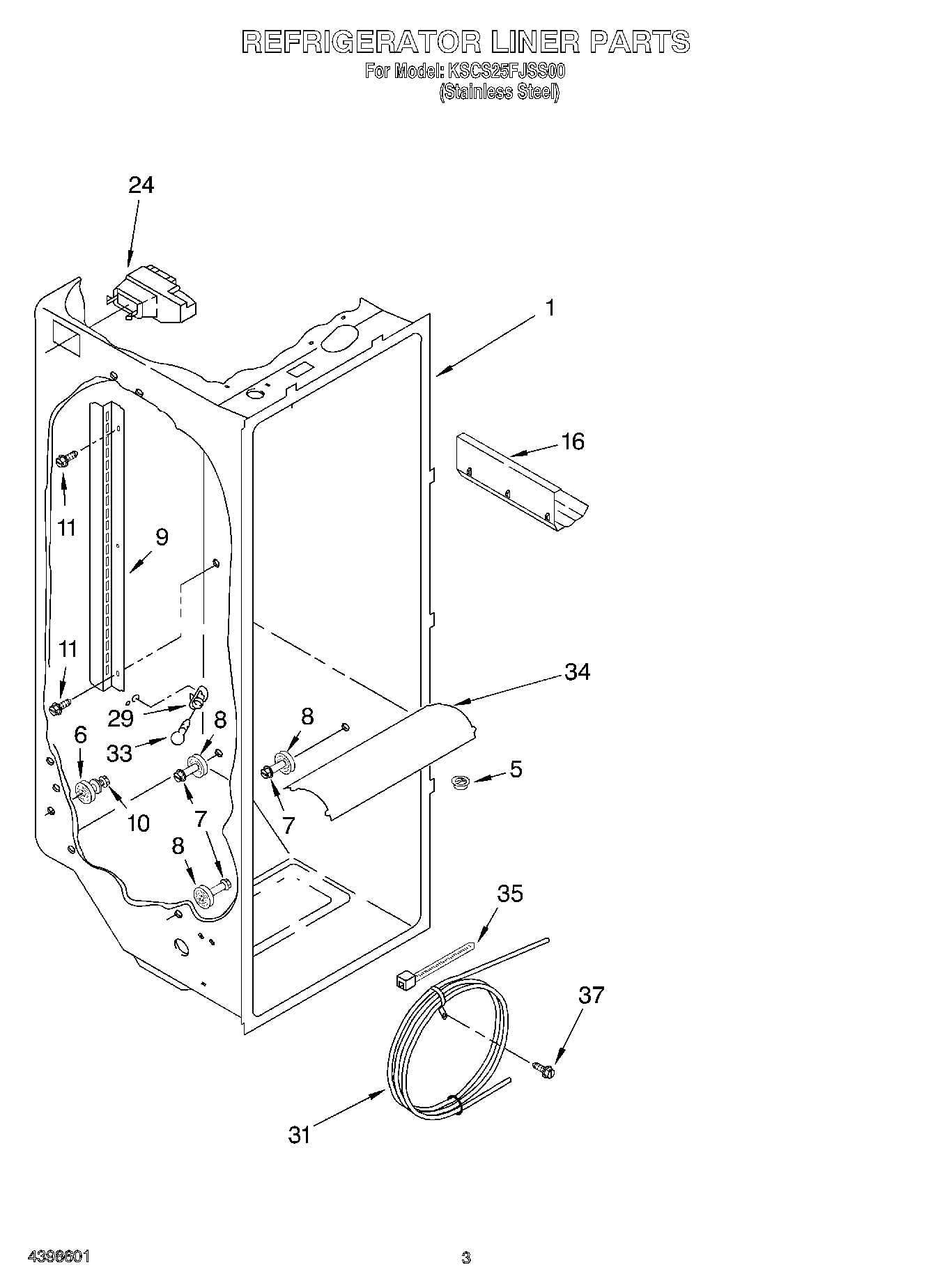 02 - REFRIGERATOR LINER