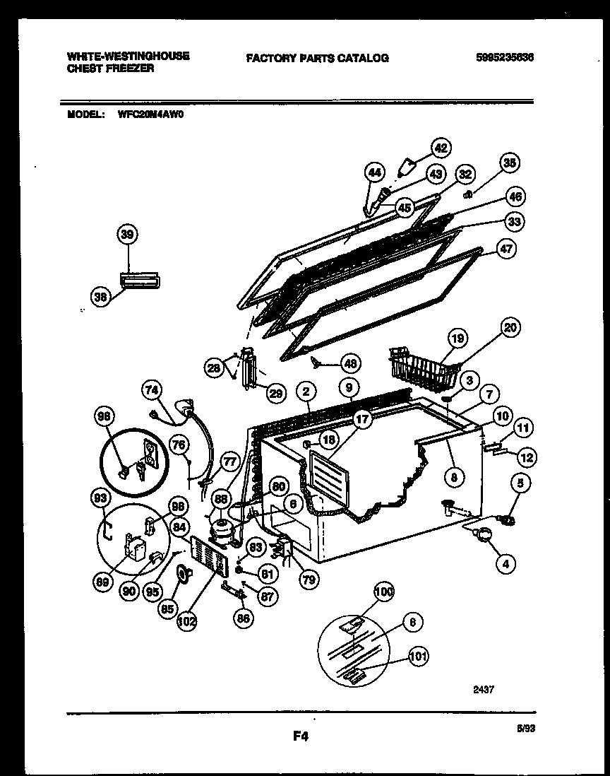 02 - CHEST FREEZER PARTS