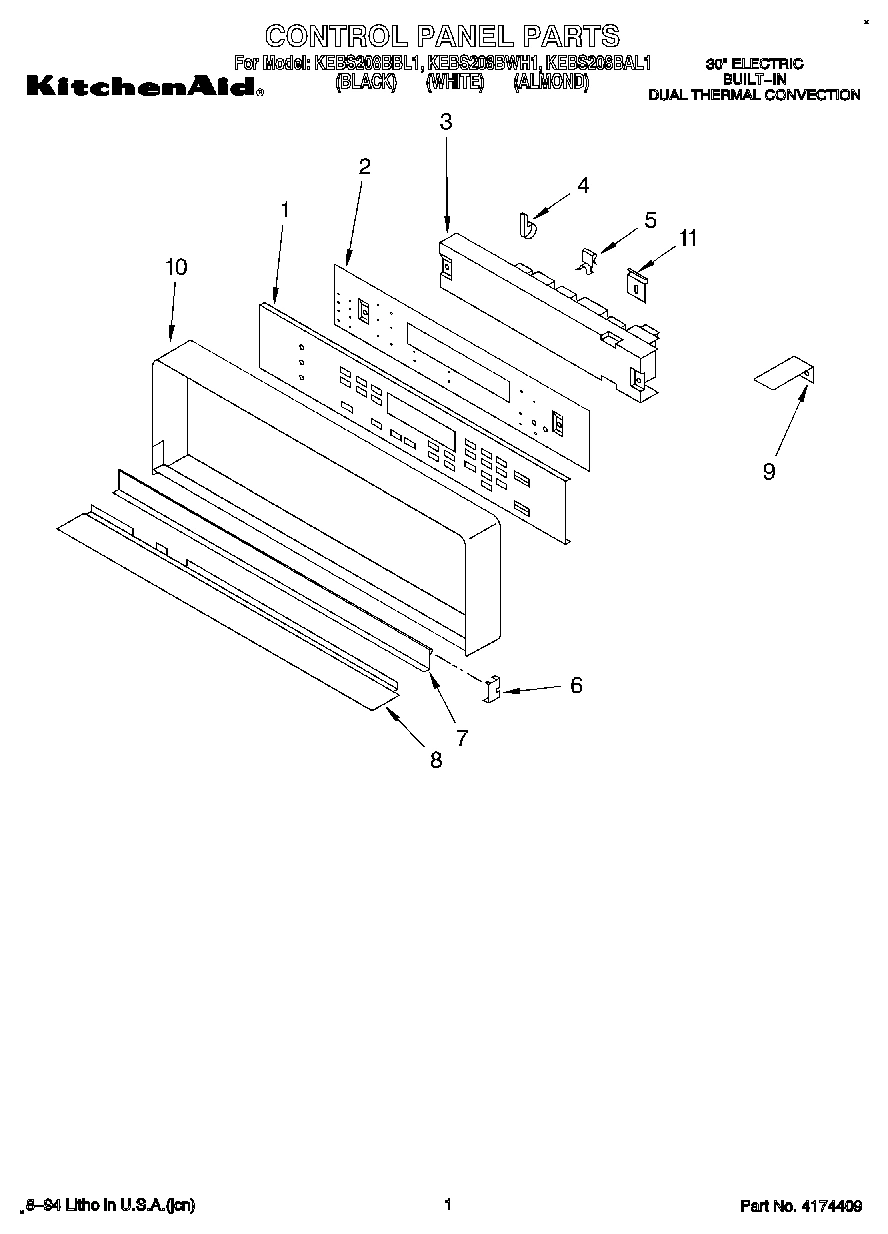 01 - CONTROL PANEL, LITERATURE