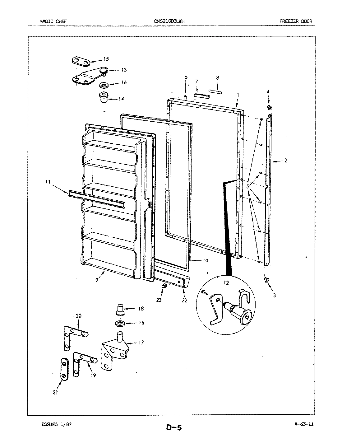 02 - FREEZER DOOR