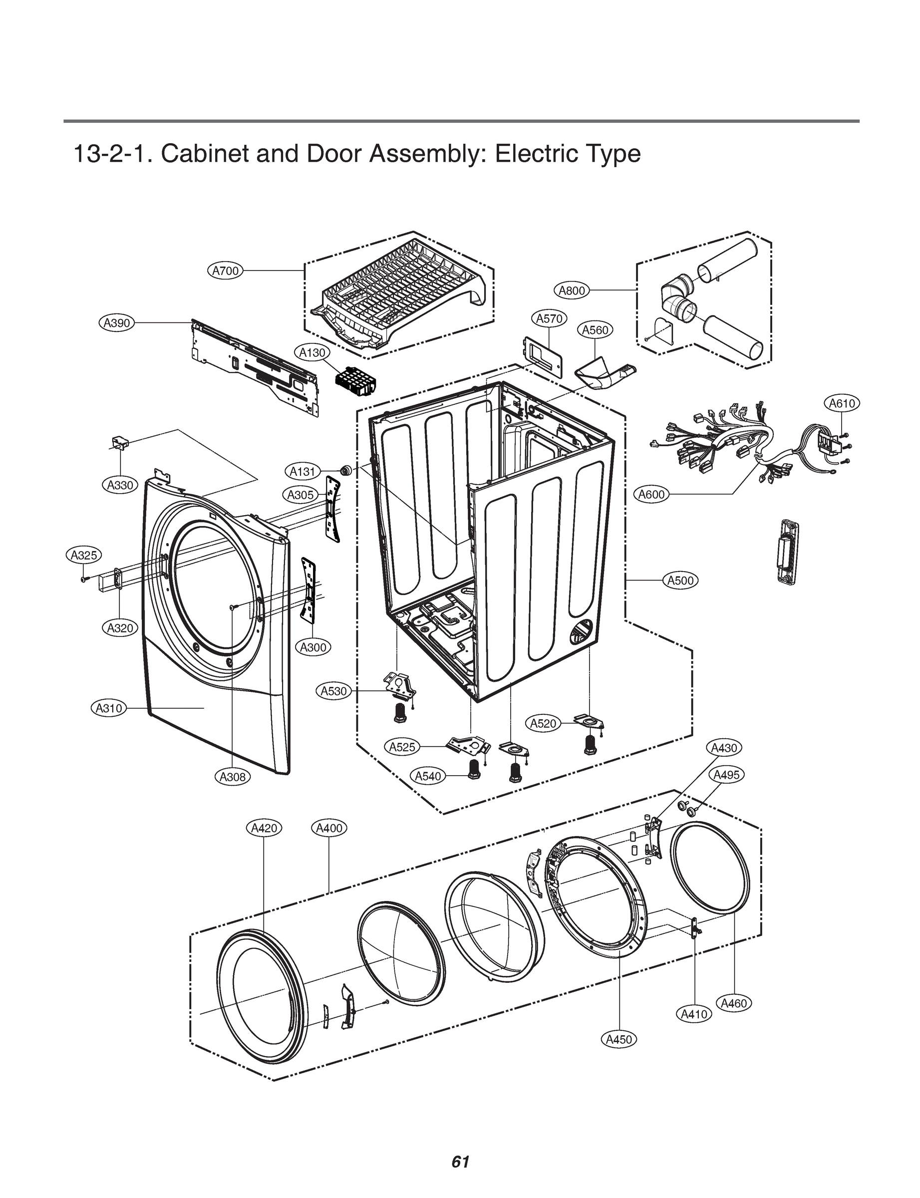 CABINET AND DOOR ASSEMBLY