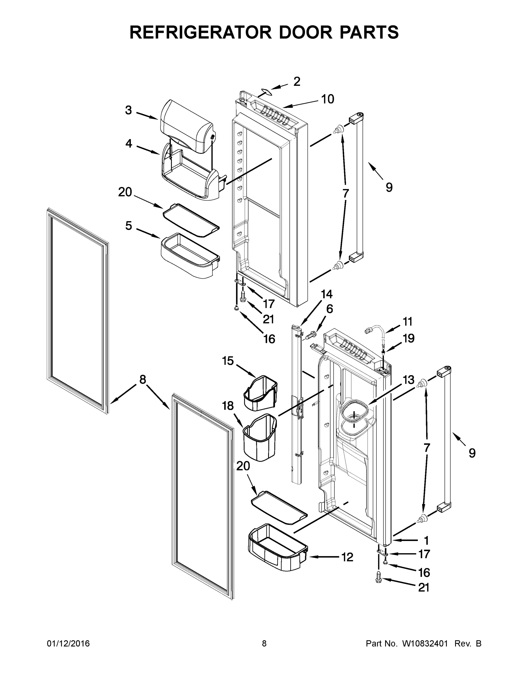 05 - REFRIGERATOR DOOR PARTS