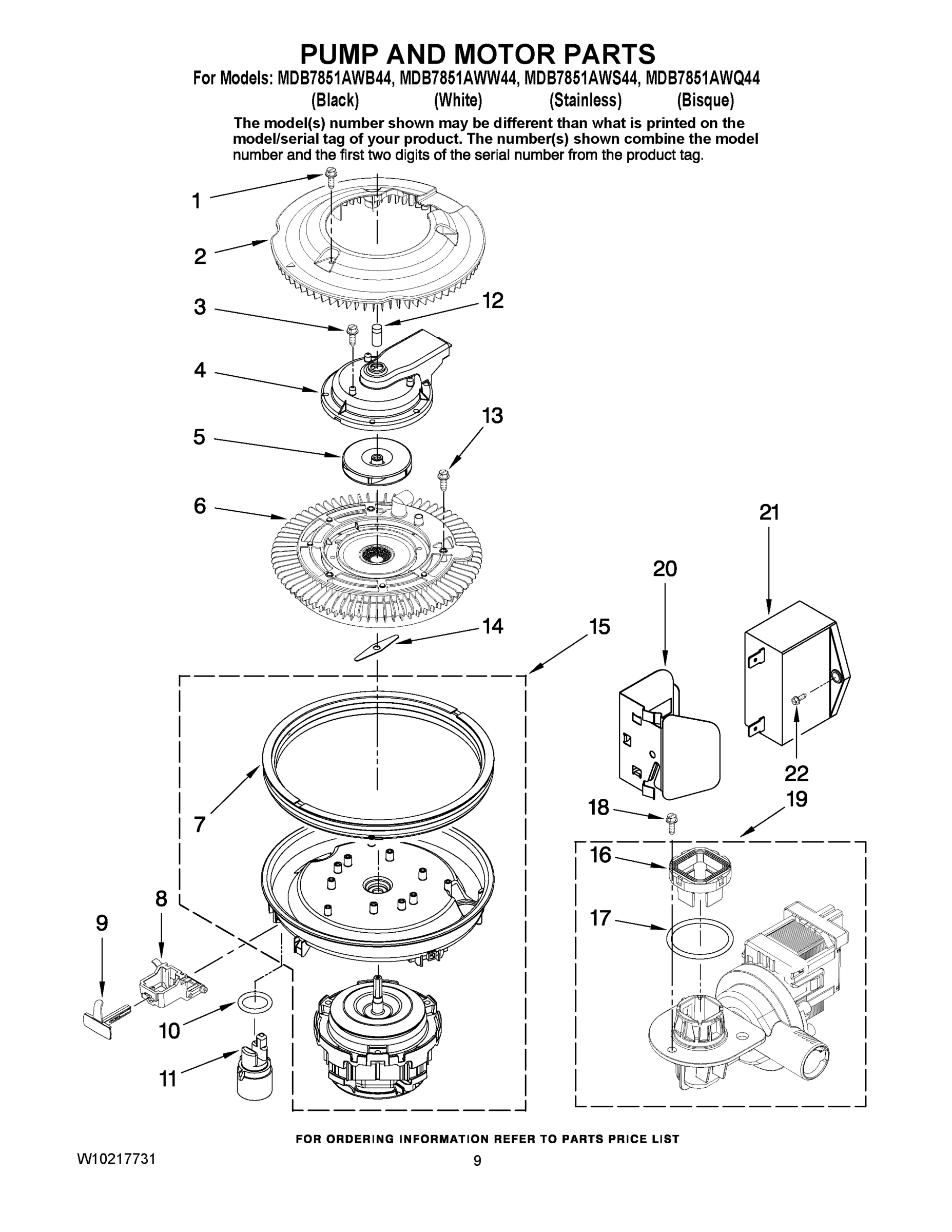 08 - PUMP AND MOTOR PARTS