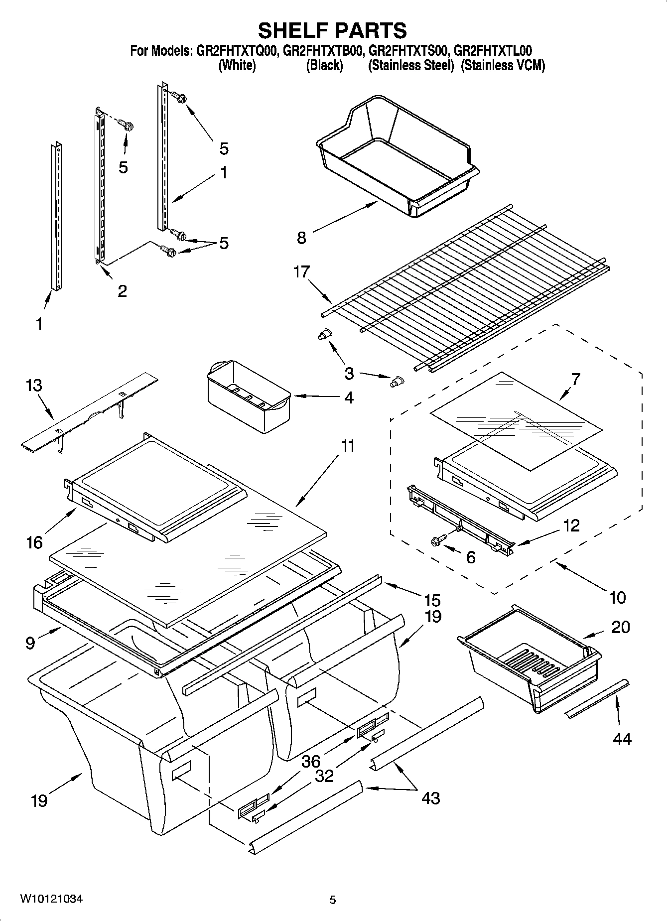 03 - SHELF PARTS