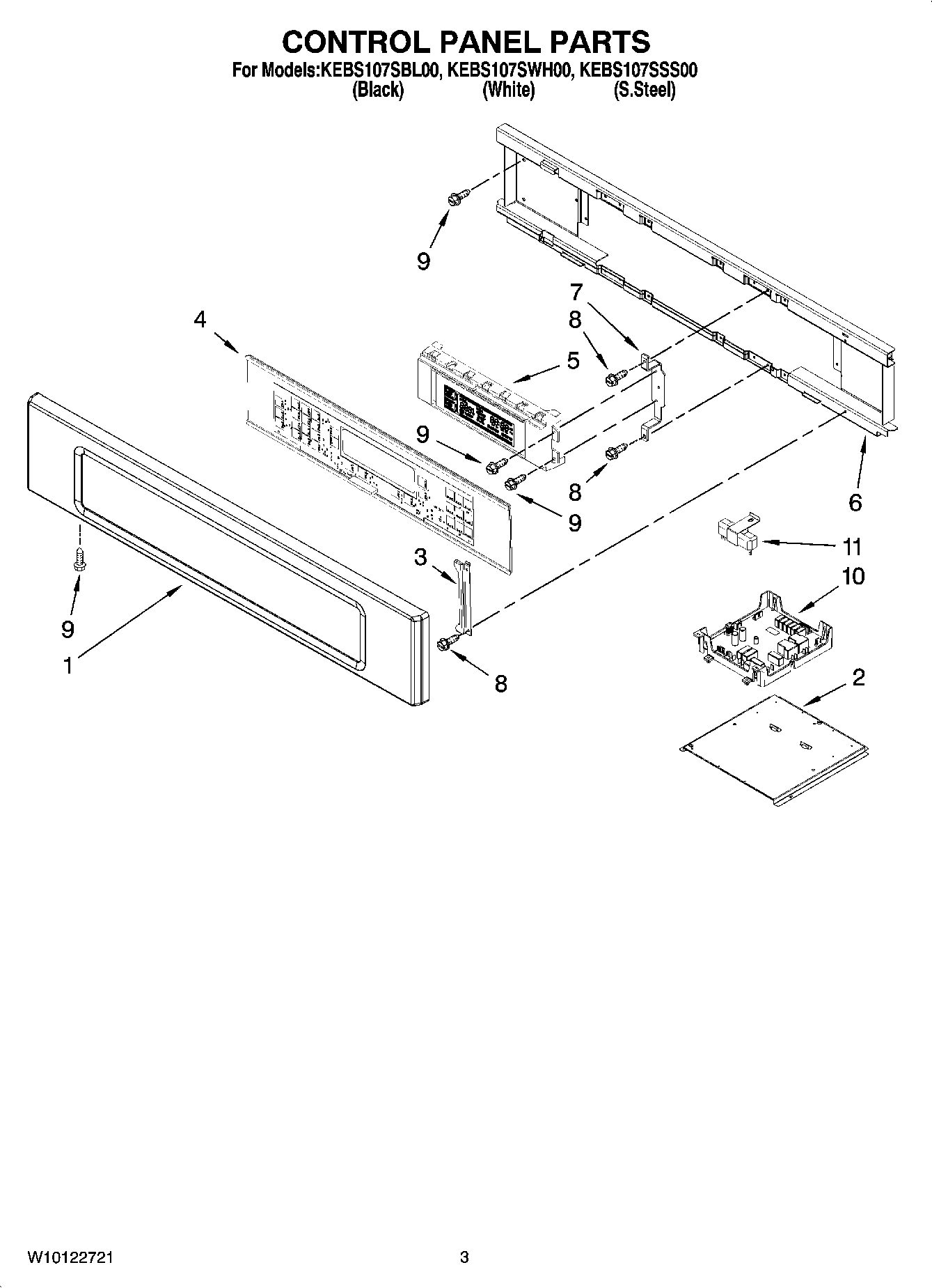 02 - CONTROL PANEL PARTS