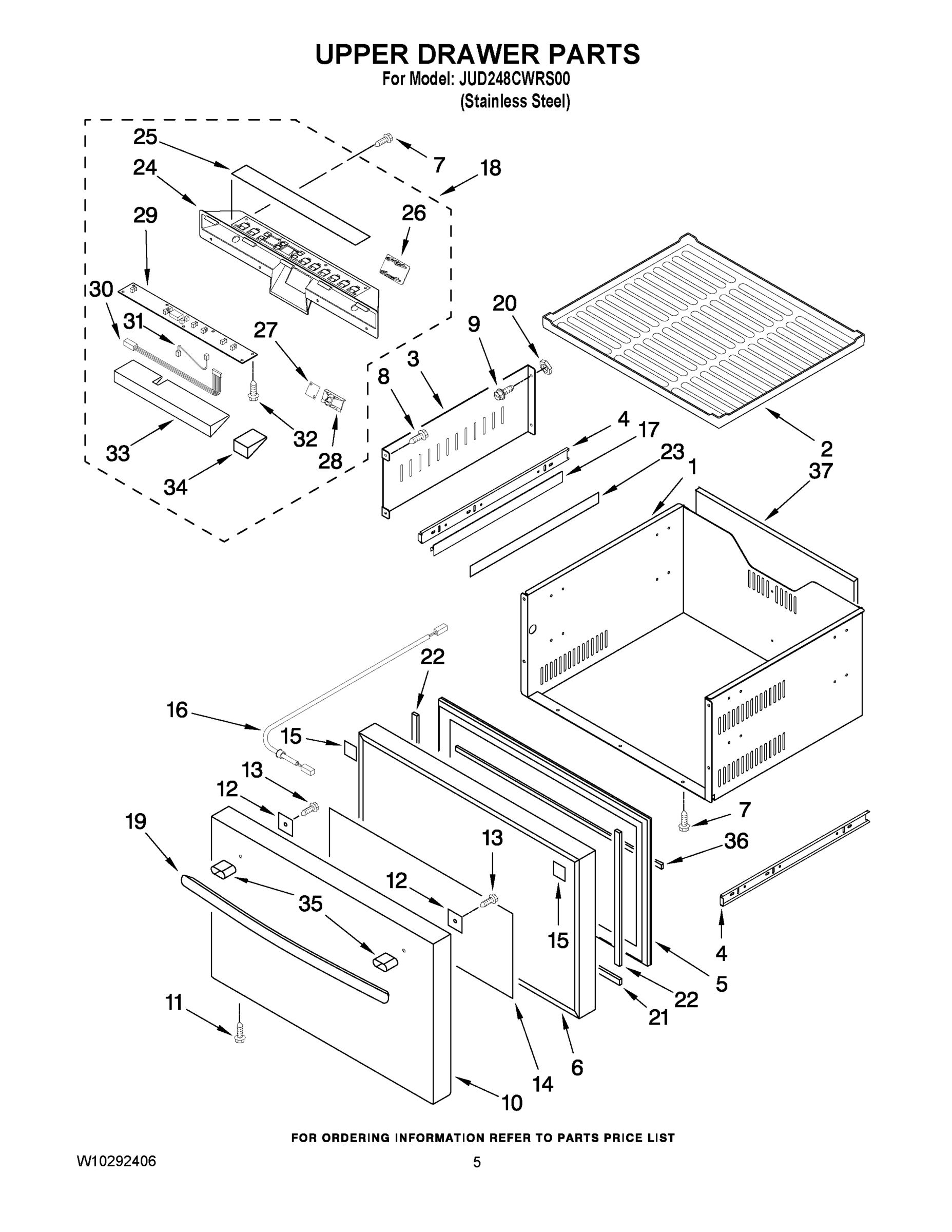 03 - UPPER DRAWER PARTS