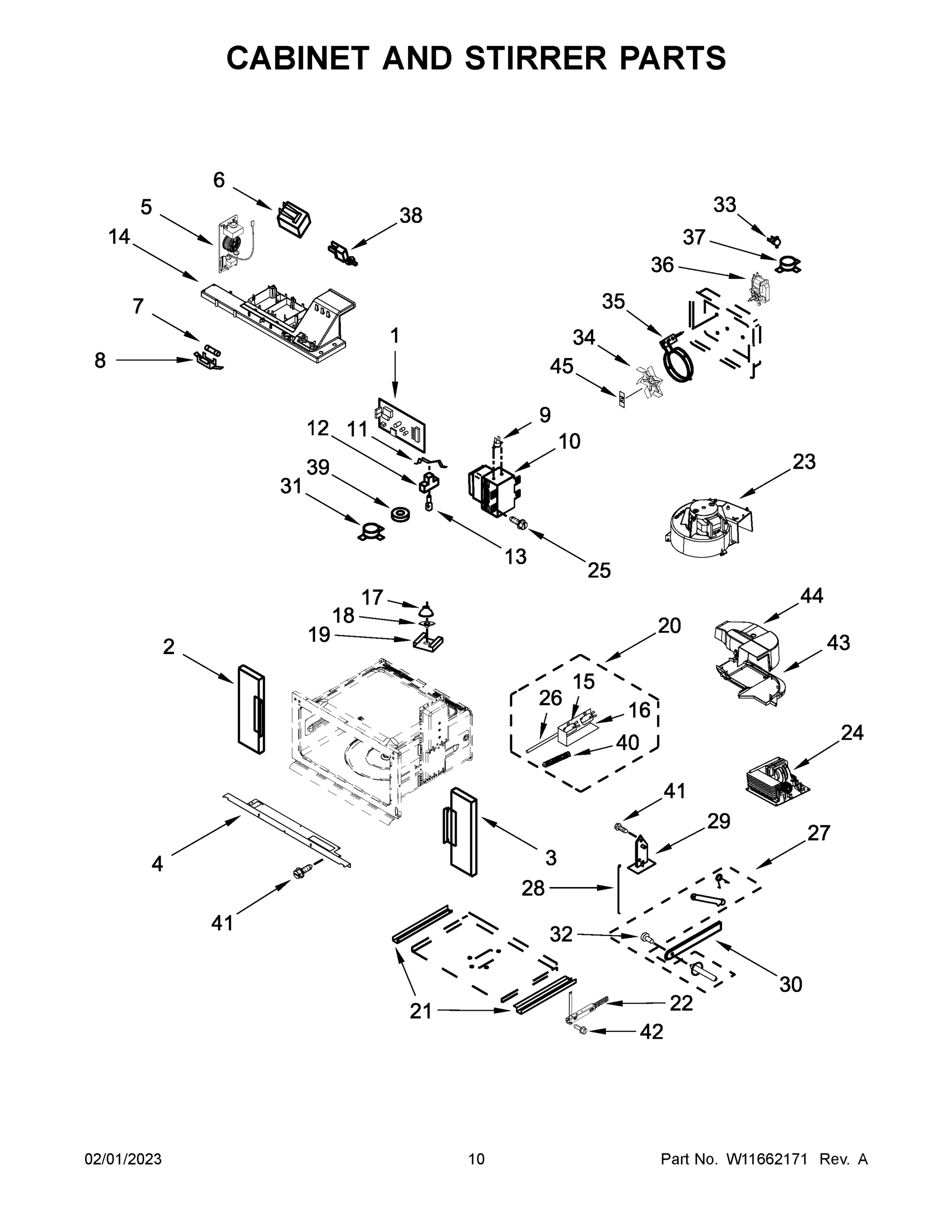 06 - CABINET AND STIRRER PARTS